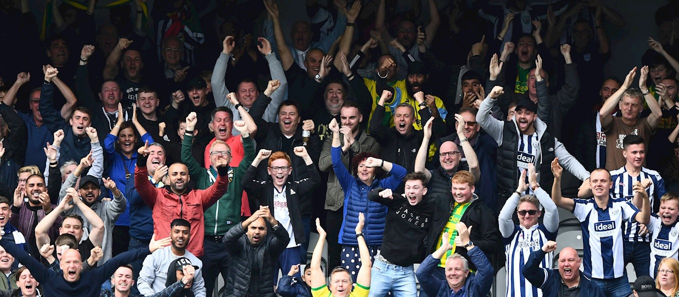 Albion supporters celebrate goal.jpg