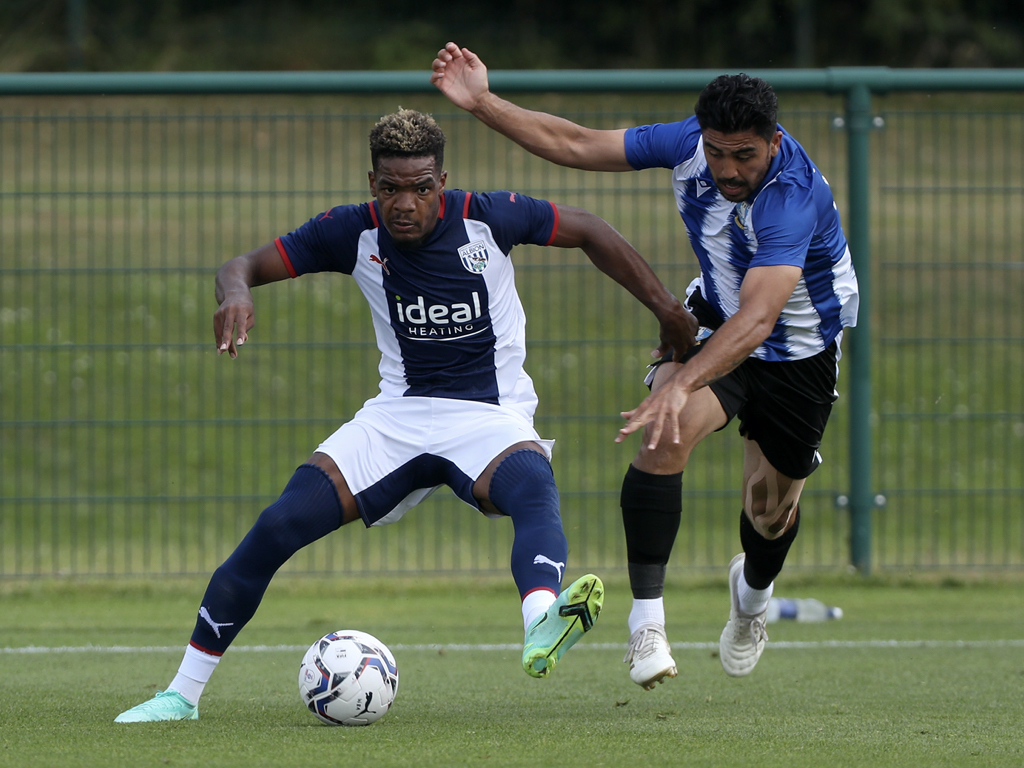 Grady Diangana featured in Albion's 2-0 friendly win against Sheffield Wednesday