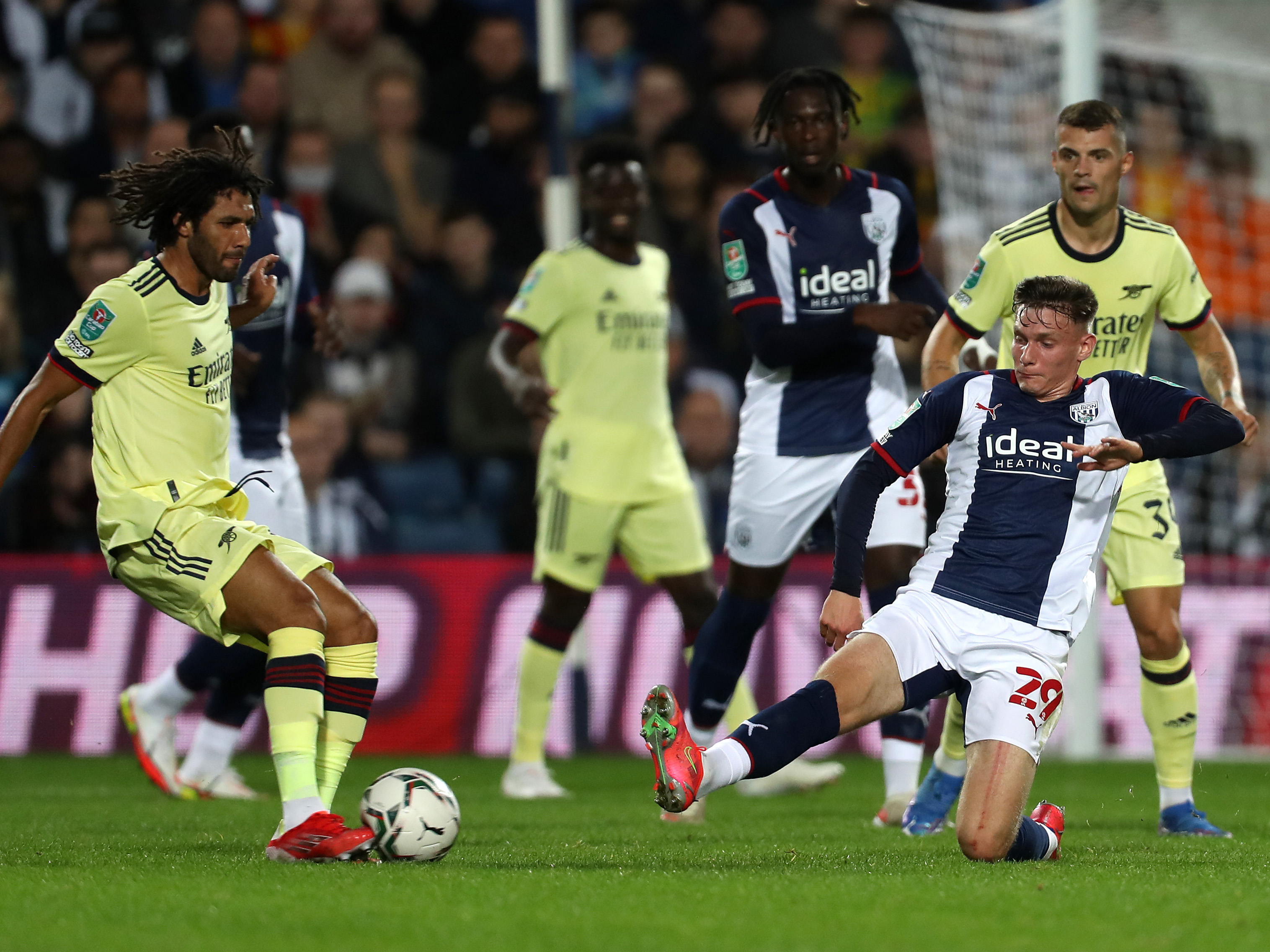 Albion battle against Arsenal