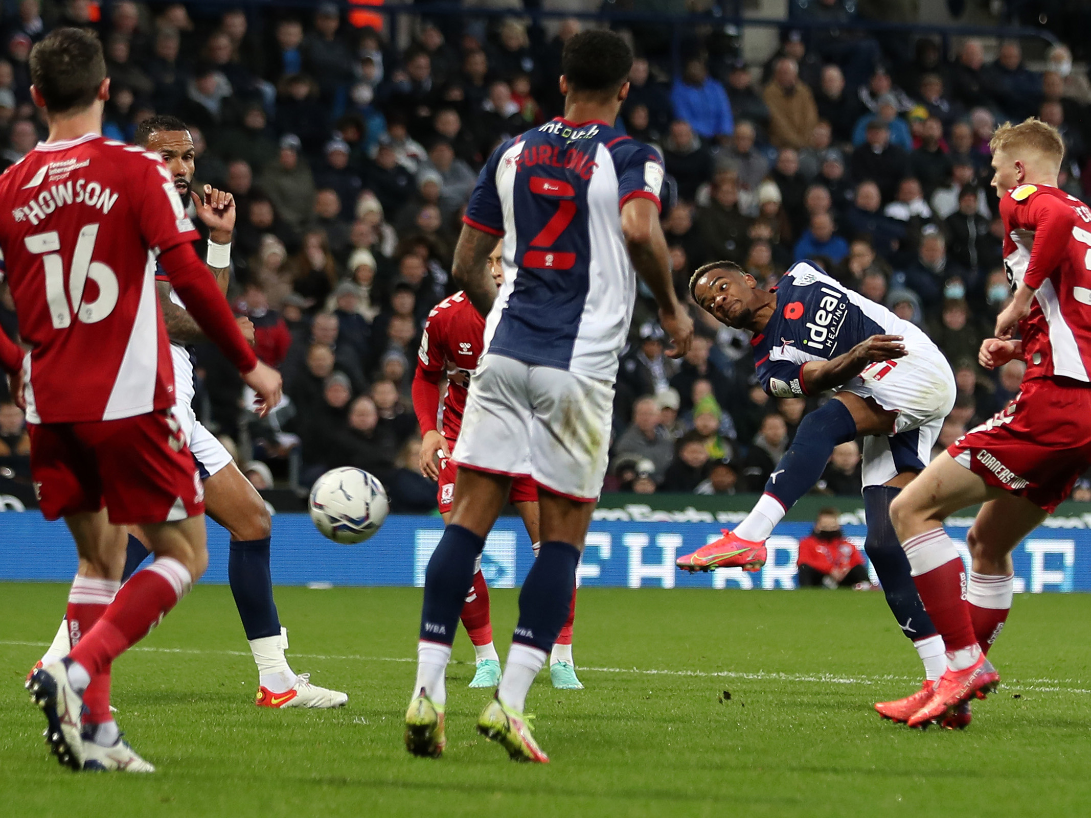 Diangana equalises against Middlesbrough