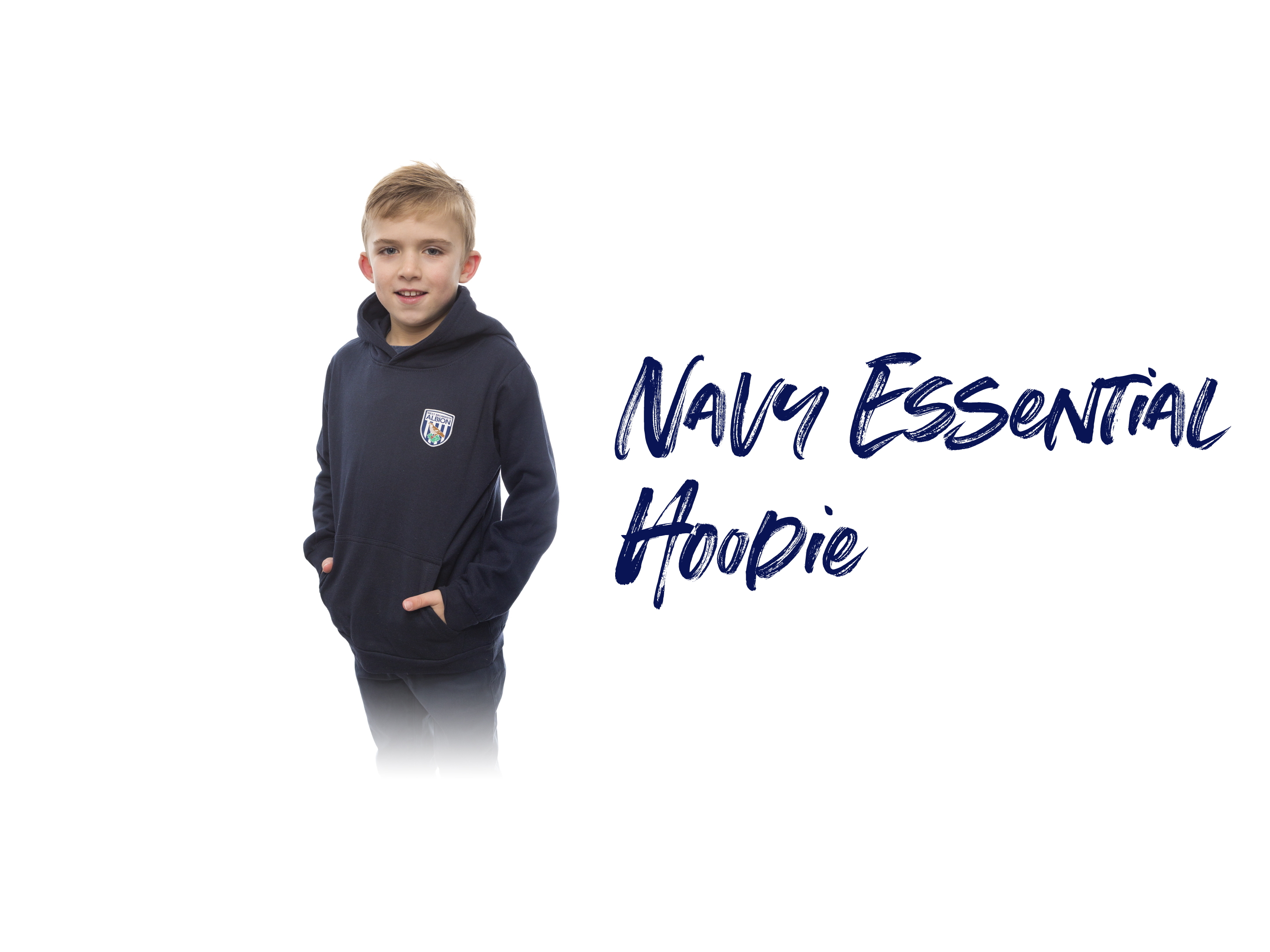 Navy Essential Junior Hoodie