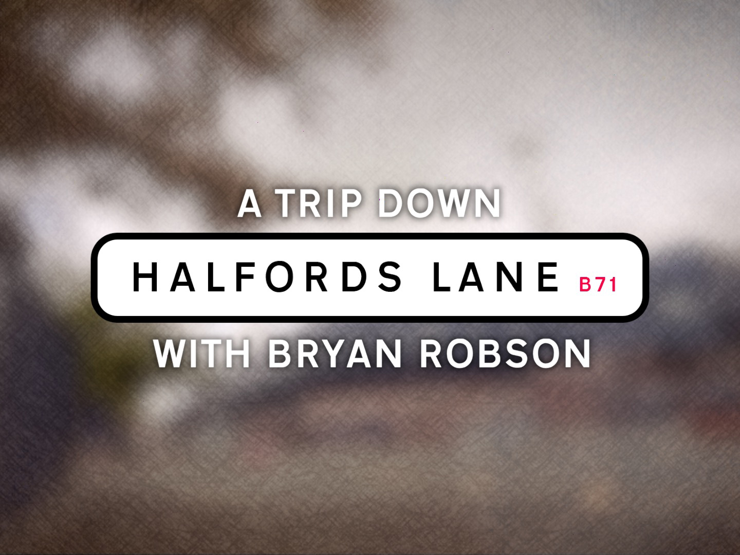 Bryan Robson Trip Down Halfords Lane