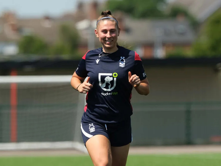 The defender, 22, arrives after spending a couple of seasons at Forest - where she joined from WSL club Tottenham Hotspur