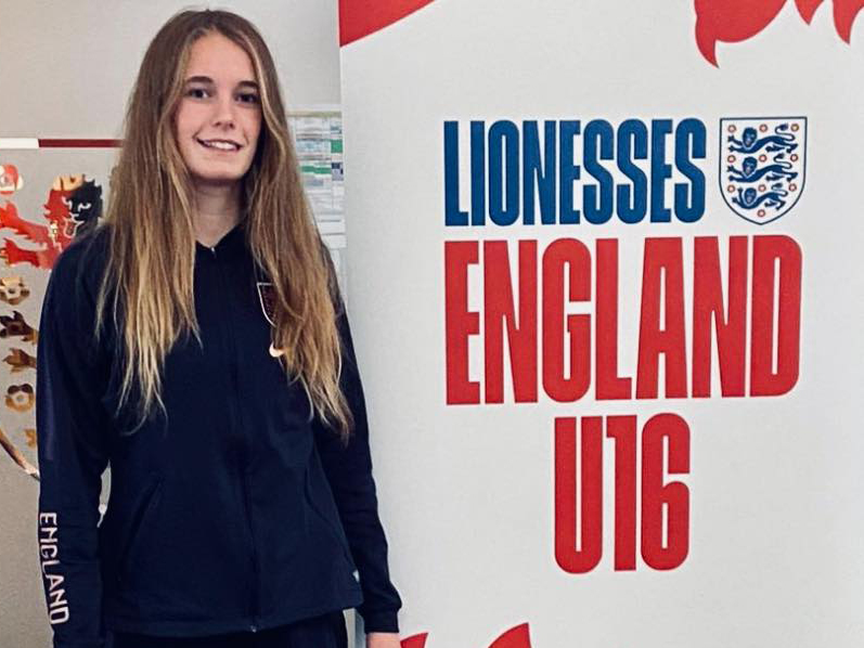 Albion Women youngster Lucy Newell has been called up to play for England at youth level