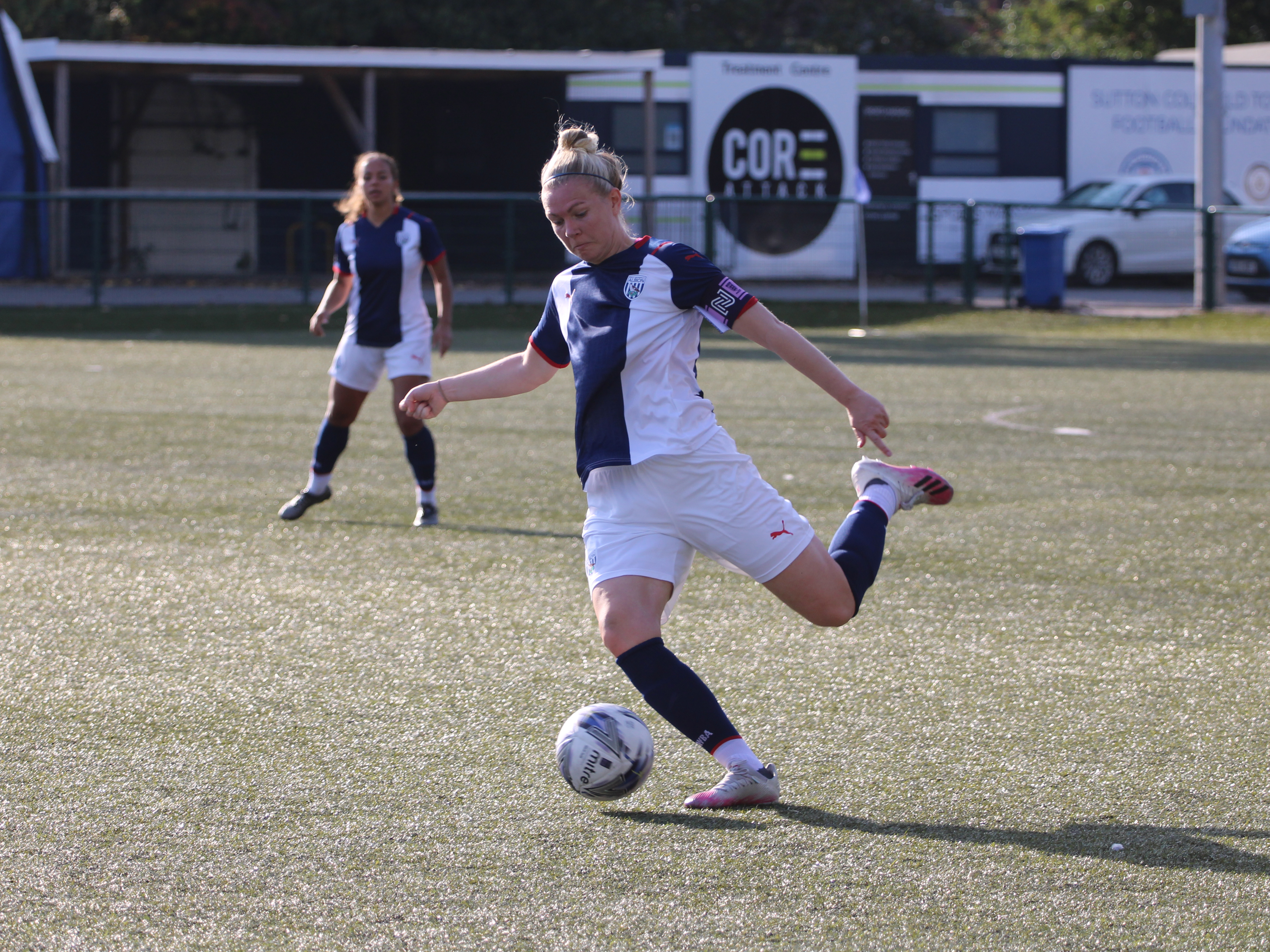 Hannah George has become the latest Albion Women player to make 100 appearances for the club