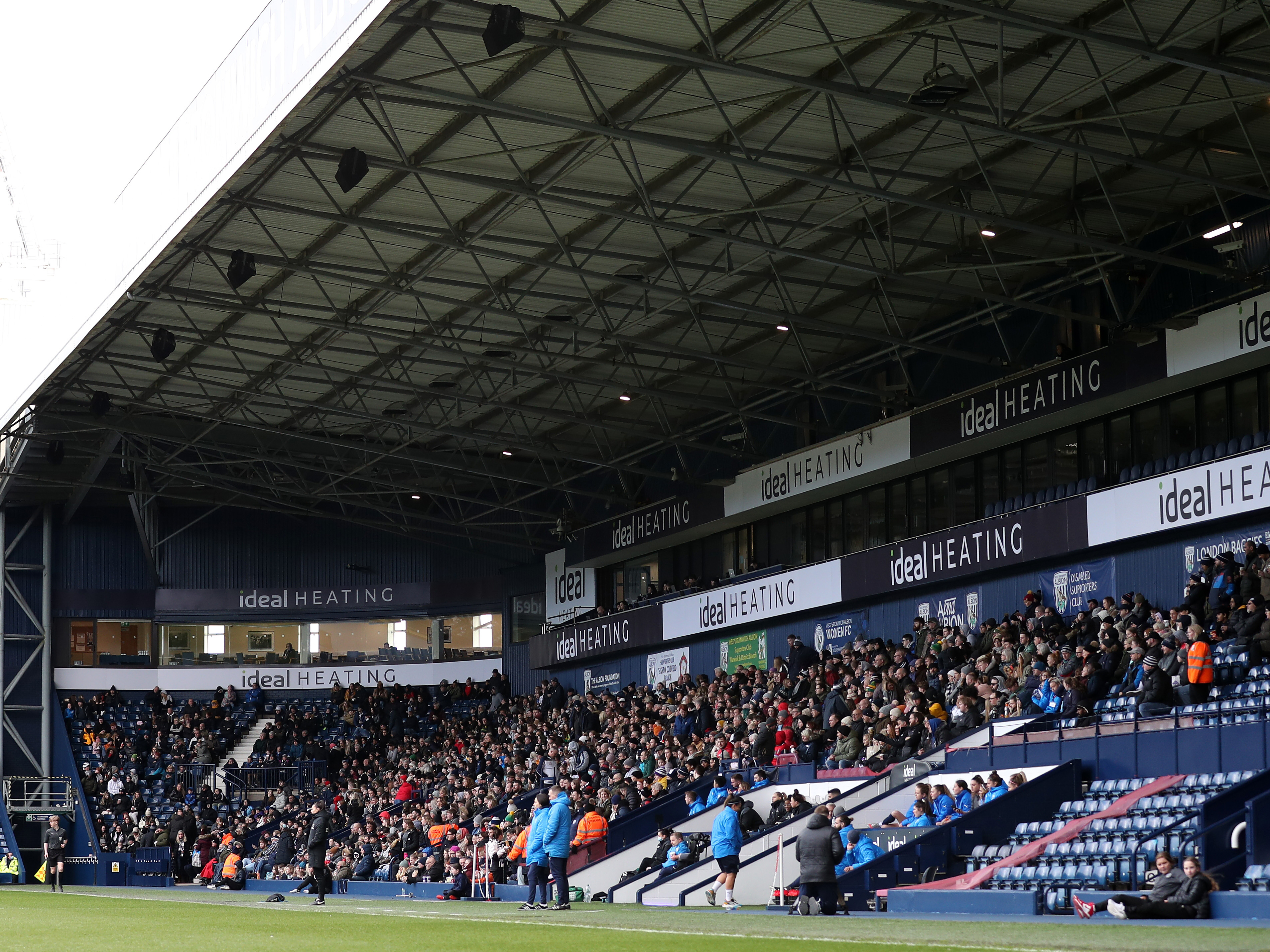 1,871 Albion fans packed out the West Stand at The Hawthorns to witness the historic win