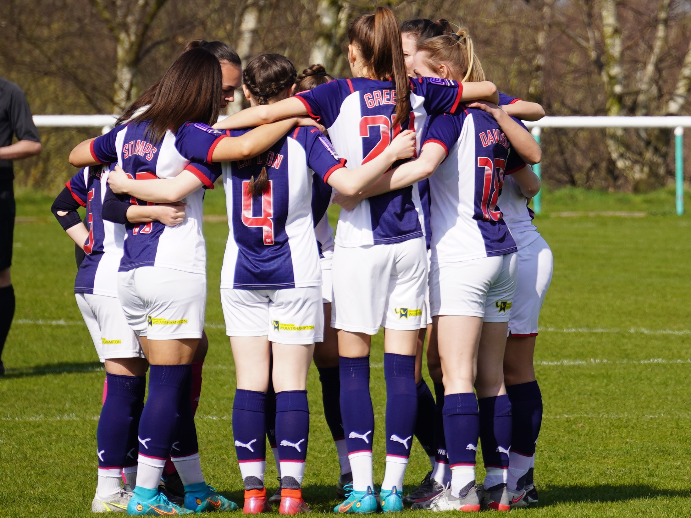Albion Women were beaten 3-0 at Huddersfield on Sunday