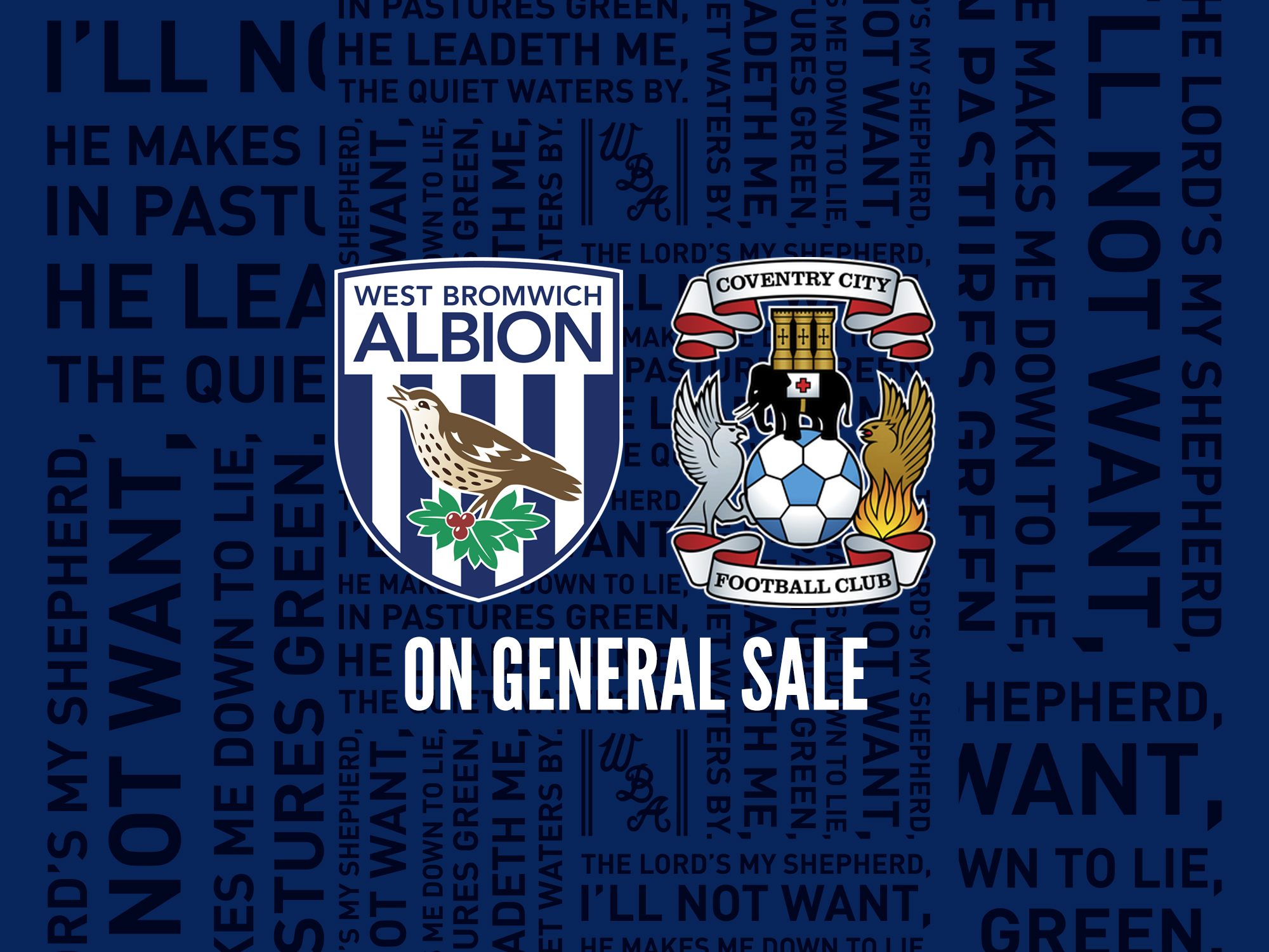 Coventry City on general sale | West Bromwich Albion