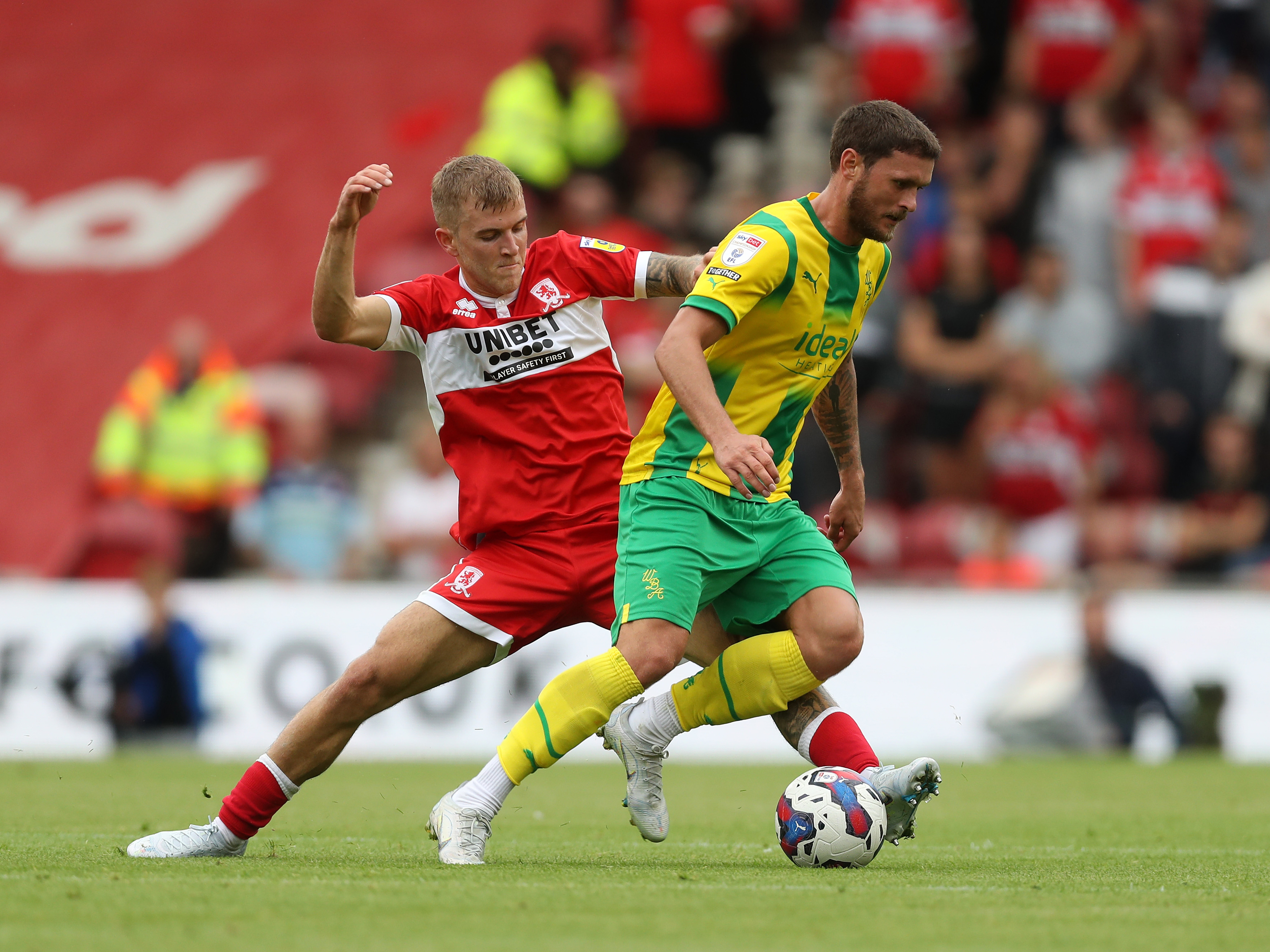 John Swift in action at Middlesbrough