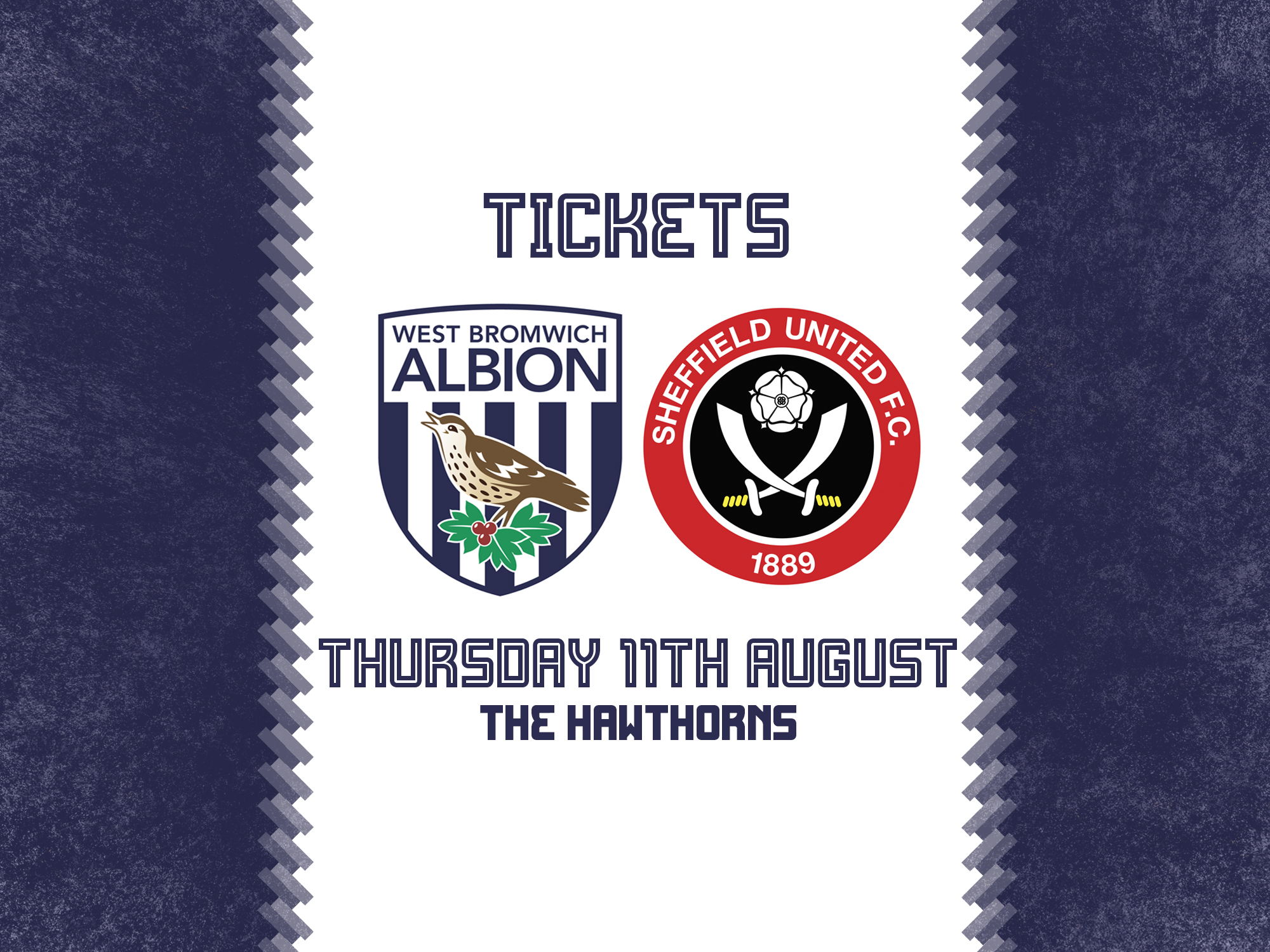 Tickets are now on sale for Albion's cup game against Sheffield United