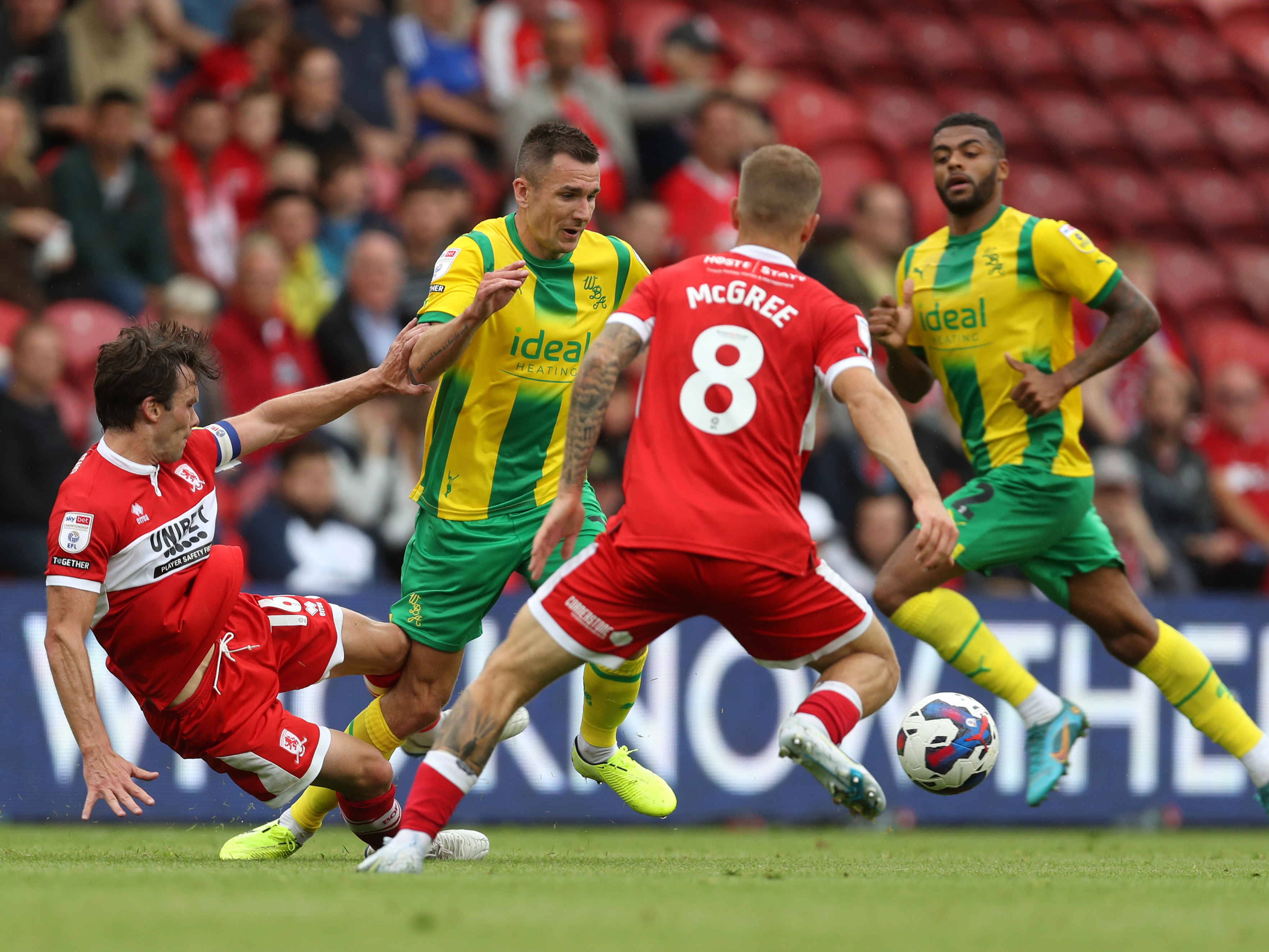 Jed Wallace in action at Boro