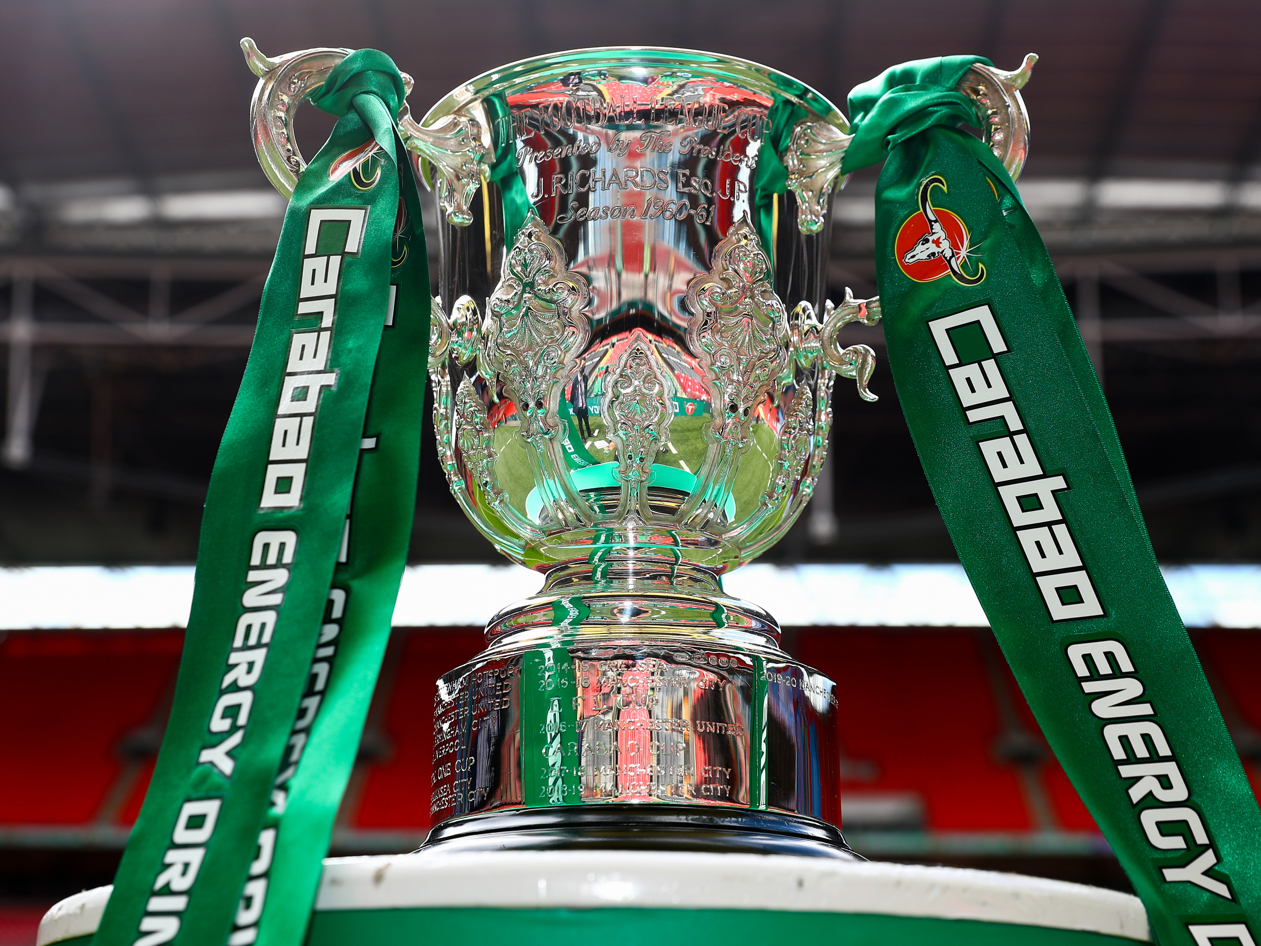 An image of the Carabao Cup trophy