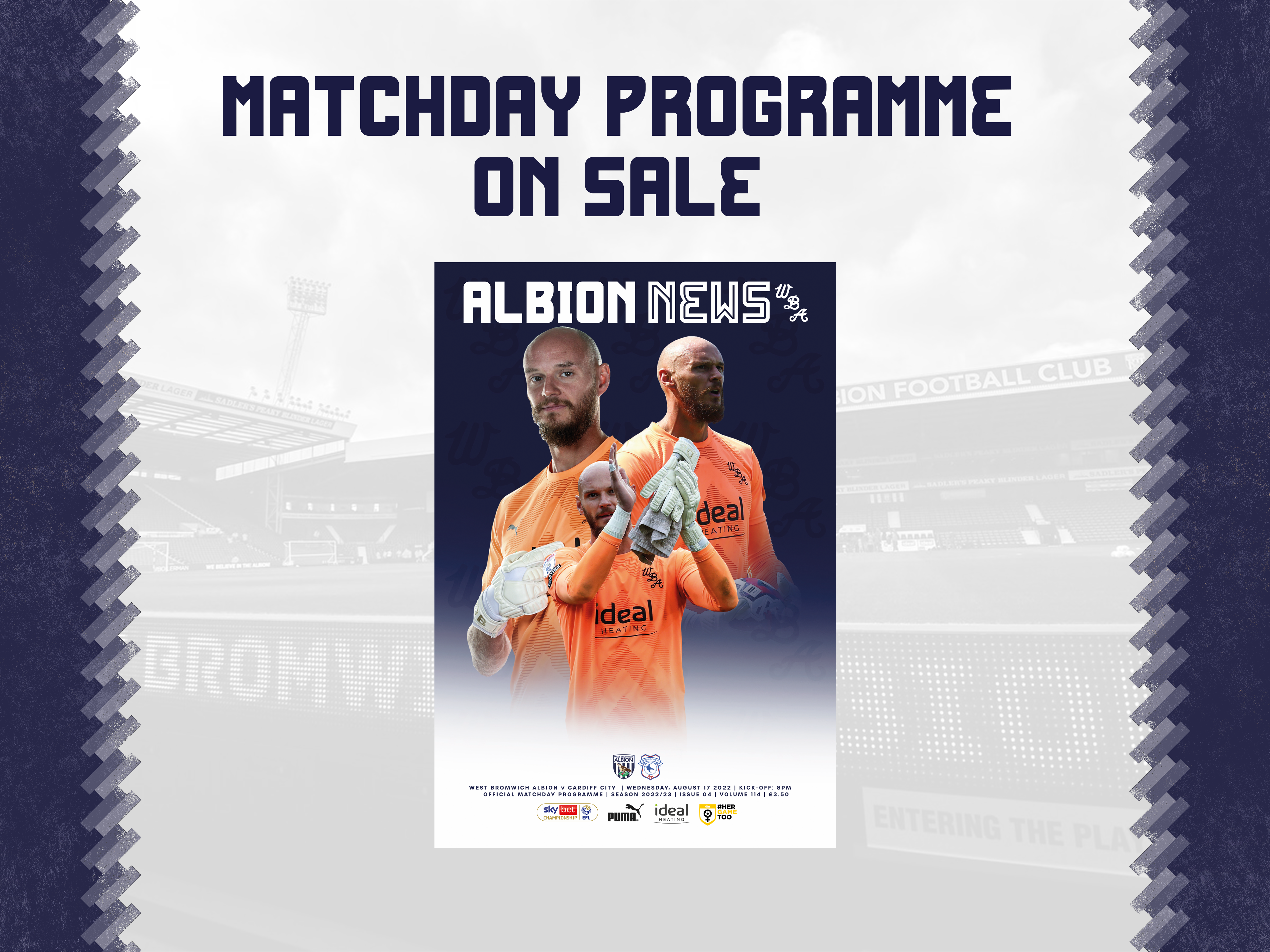 Albion News Cardiff programme