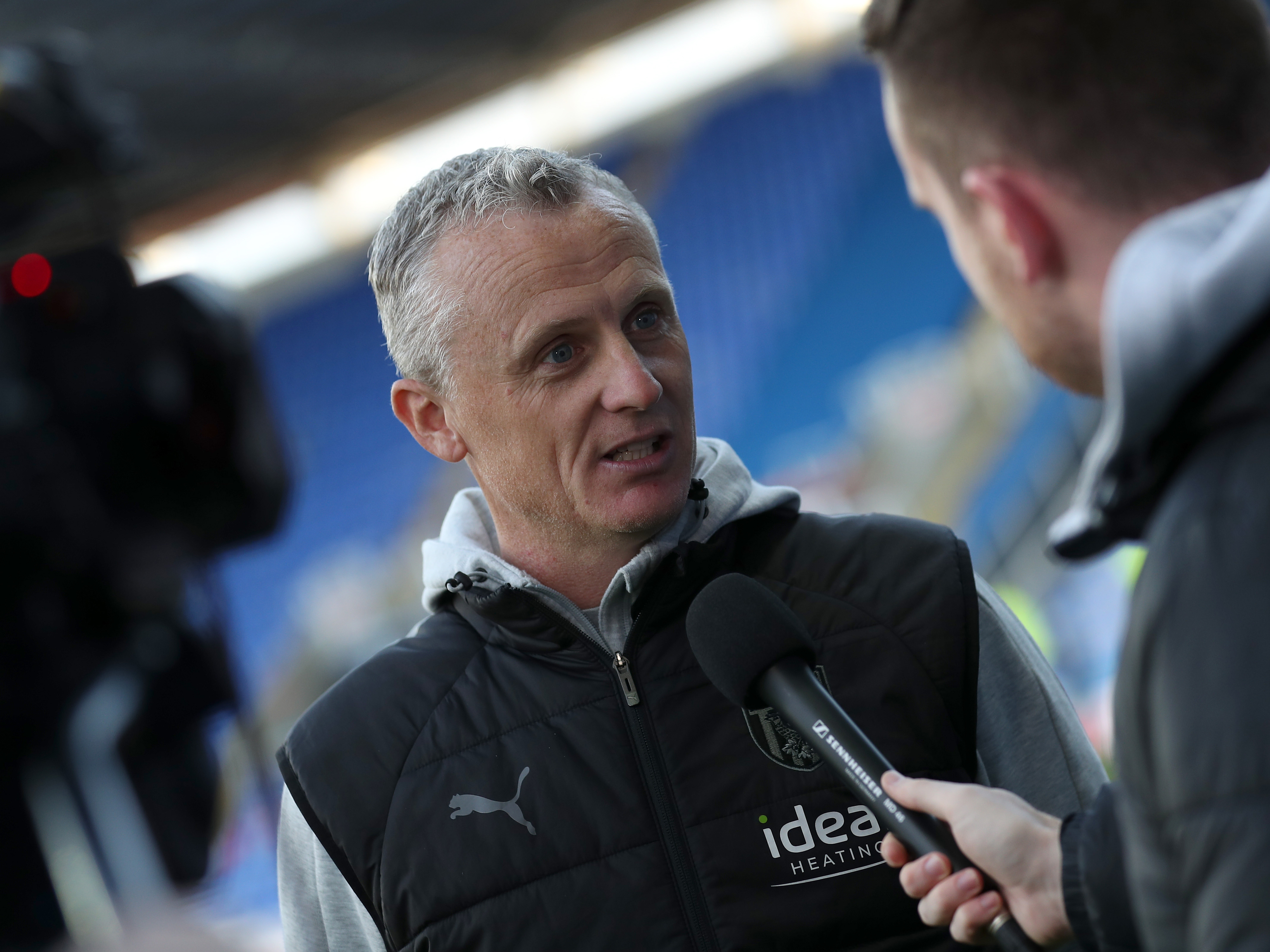 Richard Beale is interviewed following the club's 2-0 win at Reading