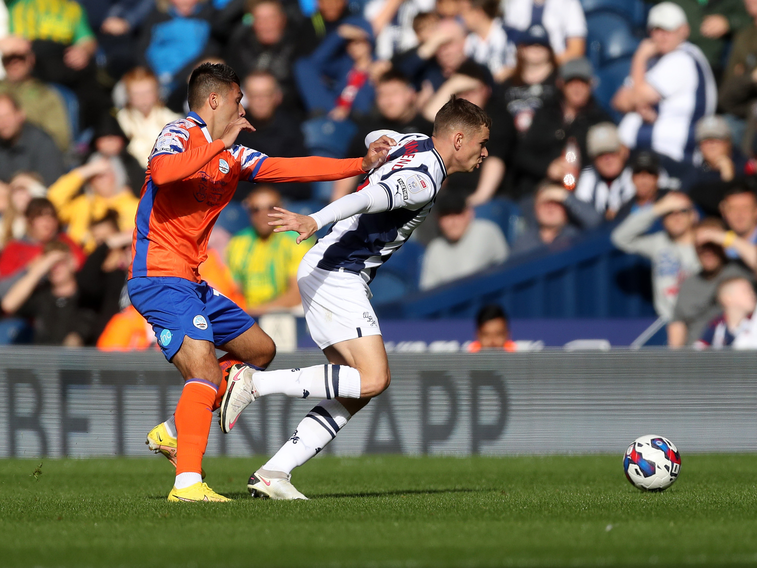Conor Townsend in action against Swansea City