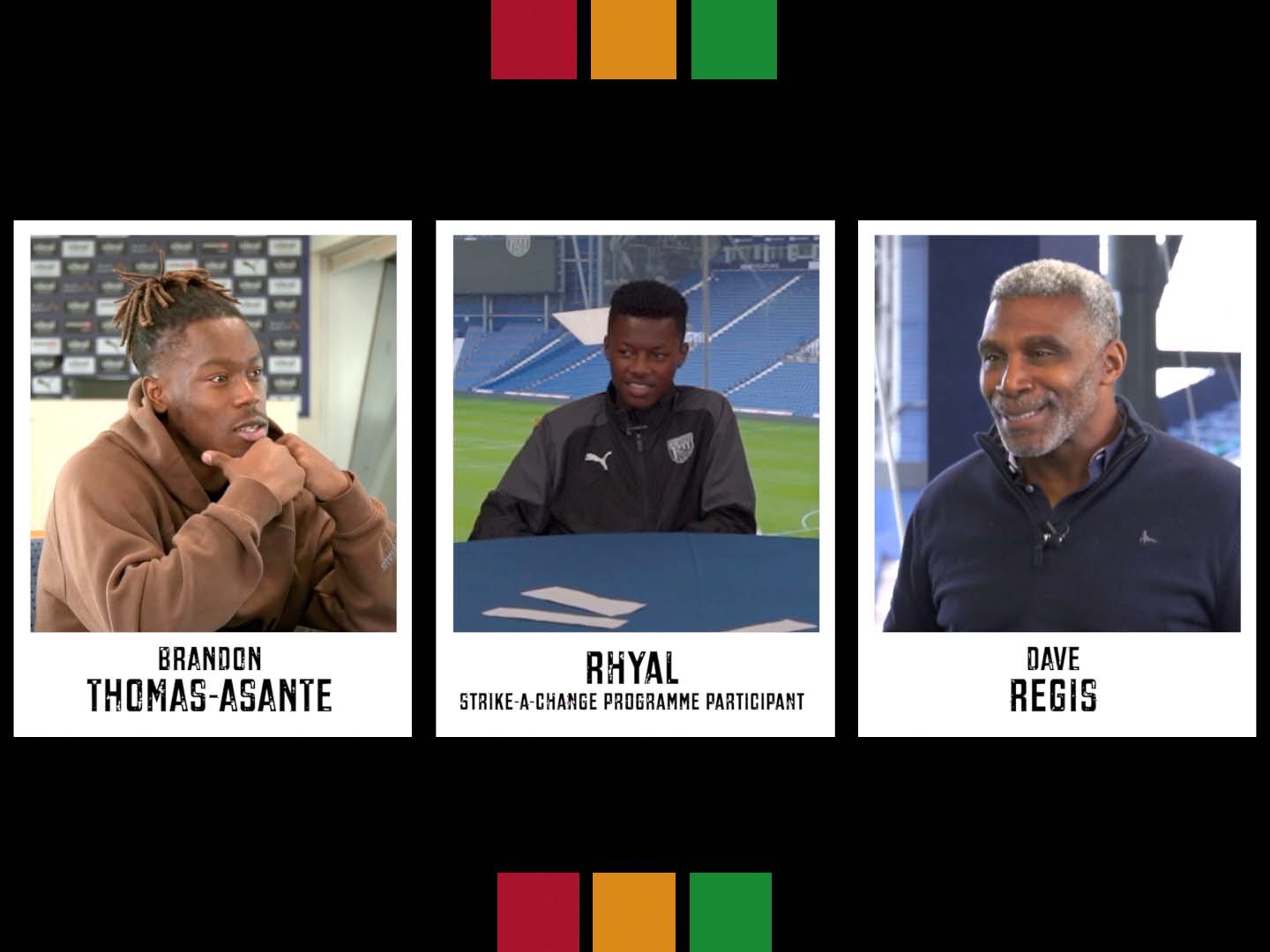 Brandon Thomas-Asante, Dave Regis and Rhyal sit down to discuss issues and topics around race at The Hawthorns.