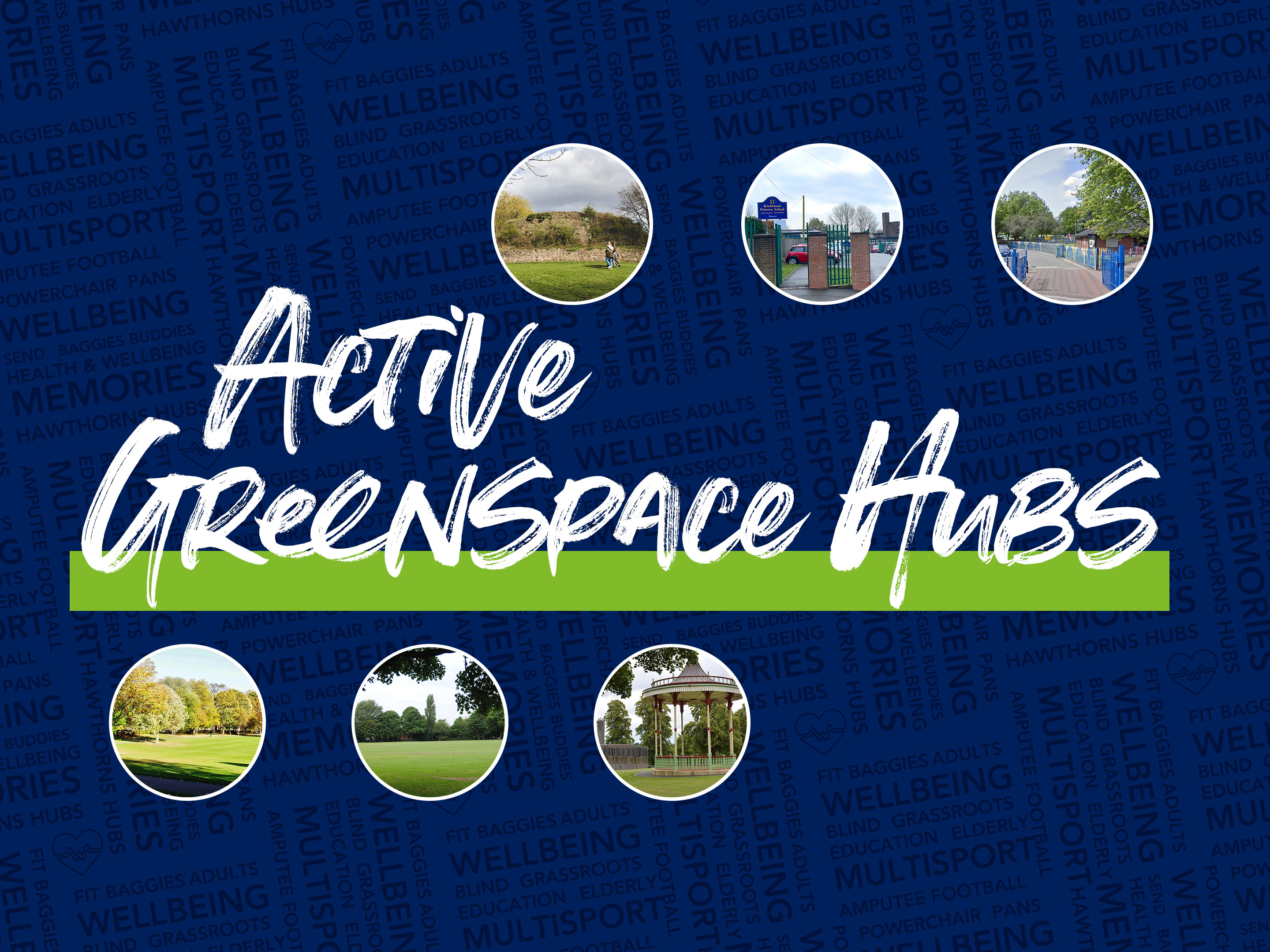 Active Greenspace Hubs Graphic