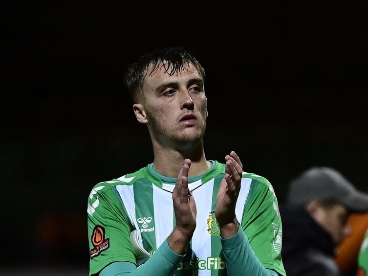 Jamie Andrews in action for Yeovil Town