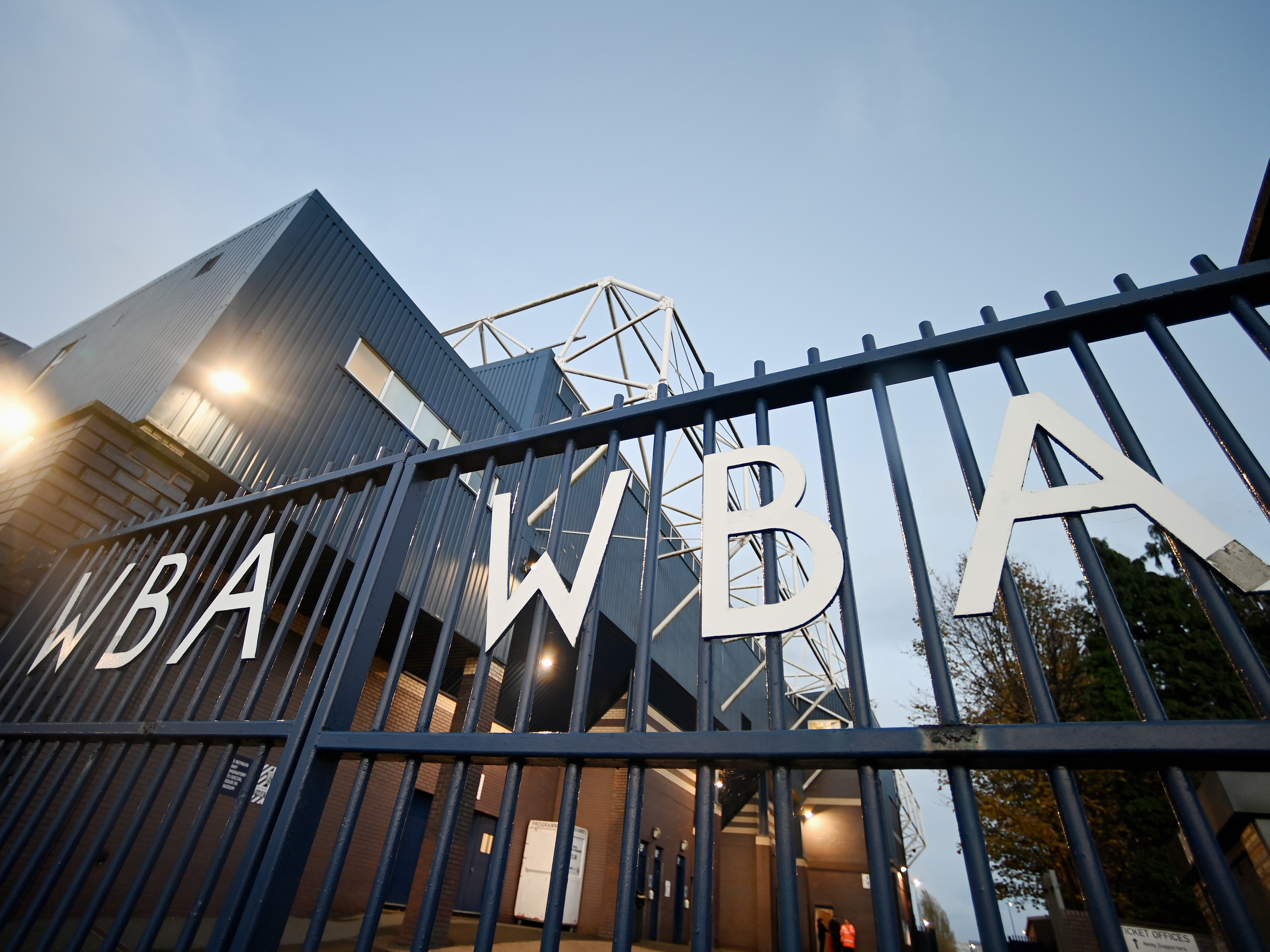 An image of gates outside The Hawthorns