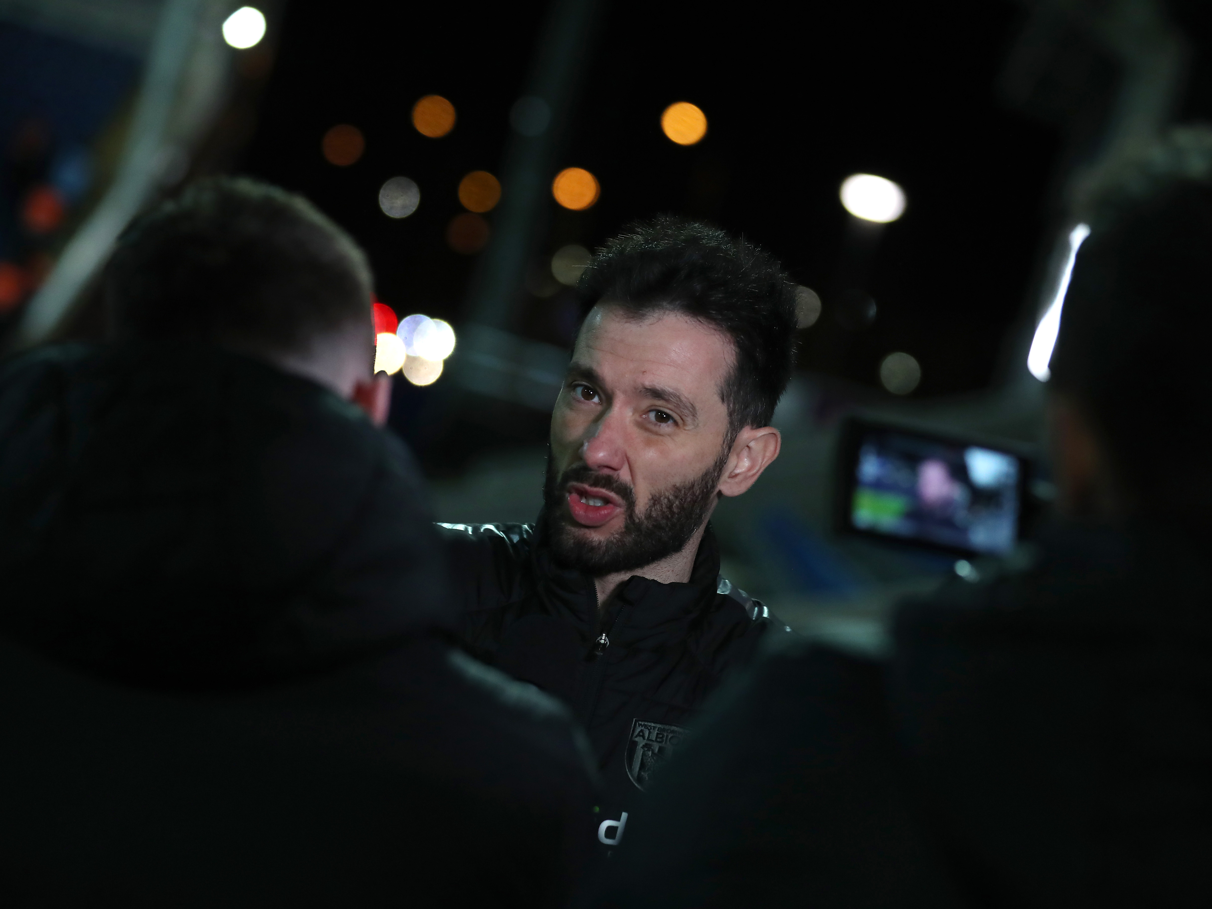 Carlos Corberán is interviewed after Albion's draw at Chesterfield 