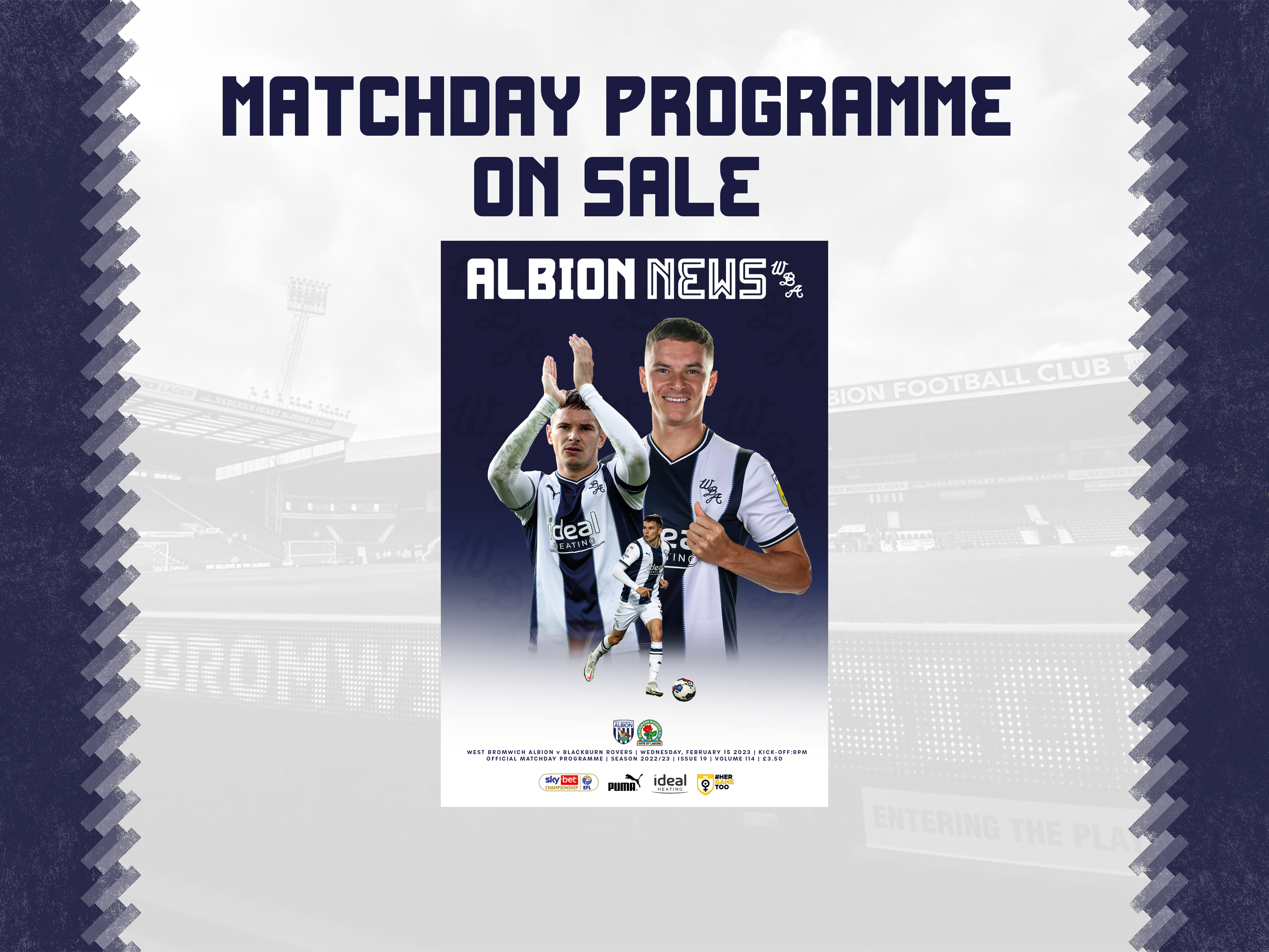 Albion News Blackburn Rovers edition 22.23