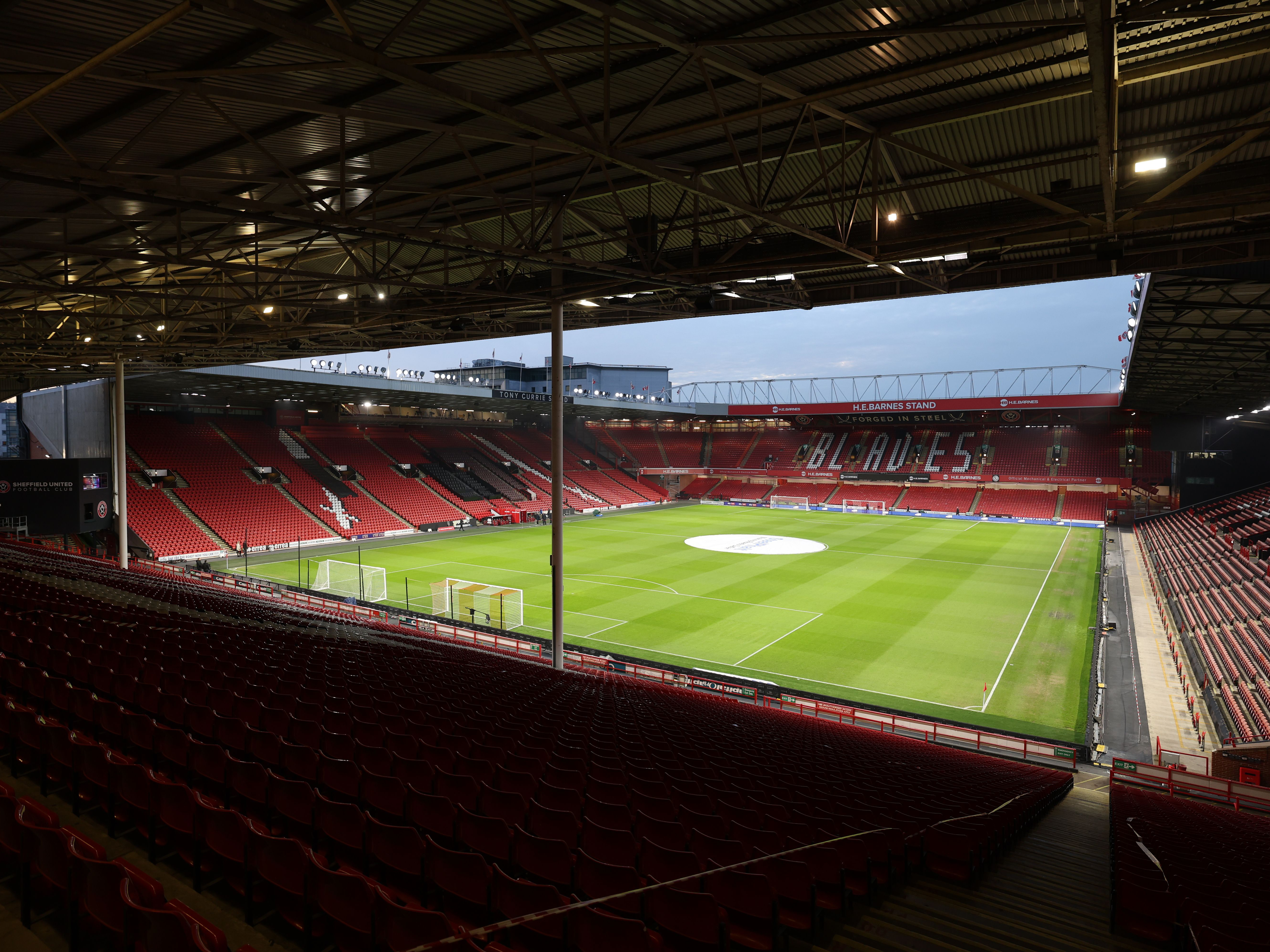 An image of Sheffield United's Bramall Lane Stadium