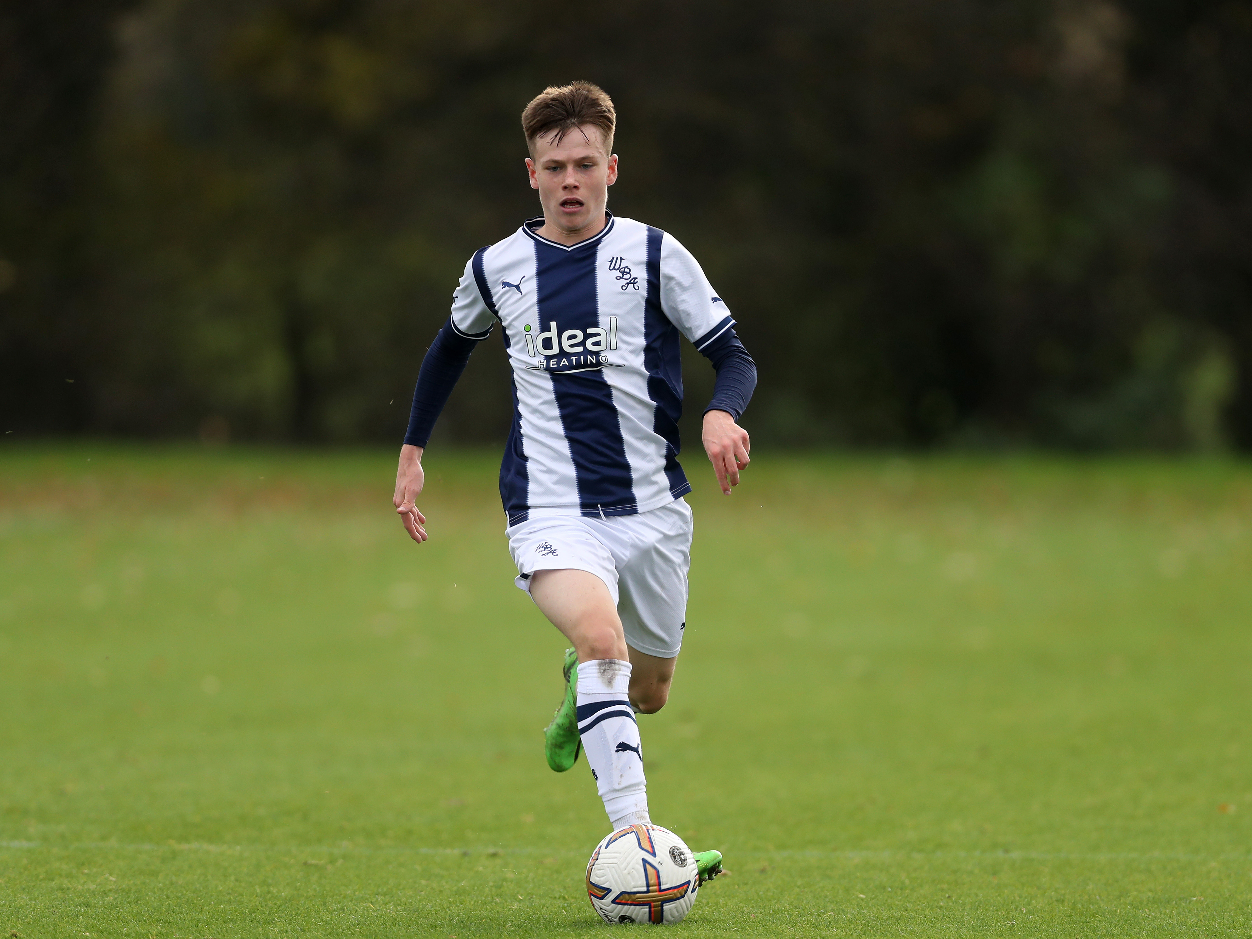 Fenton Heard in action for Albion's U18 side