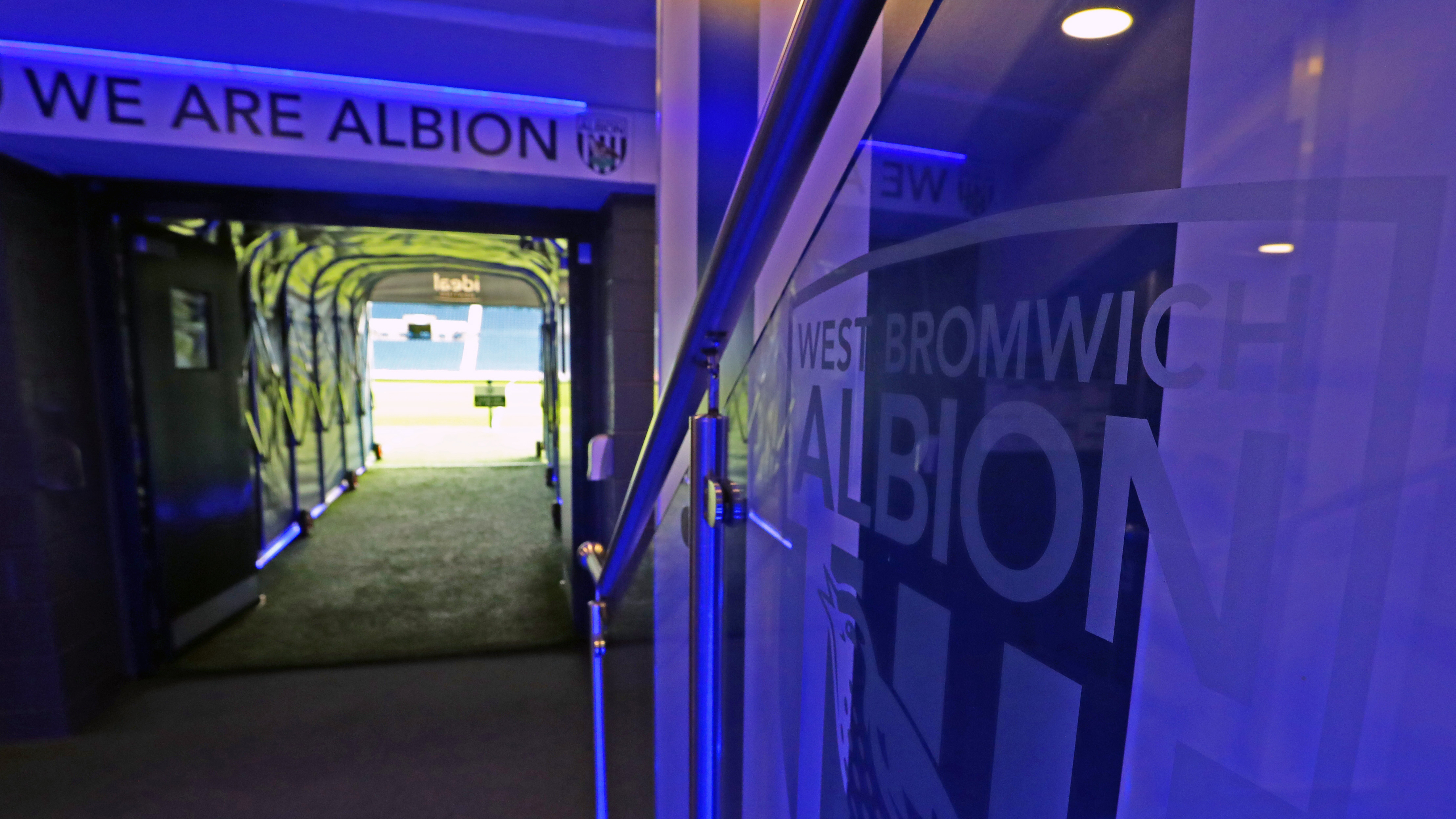 An image of the tunnel area at The Hawthorns