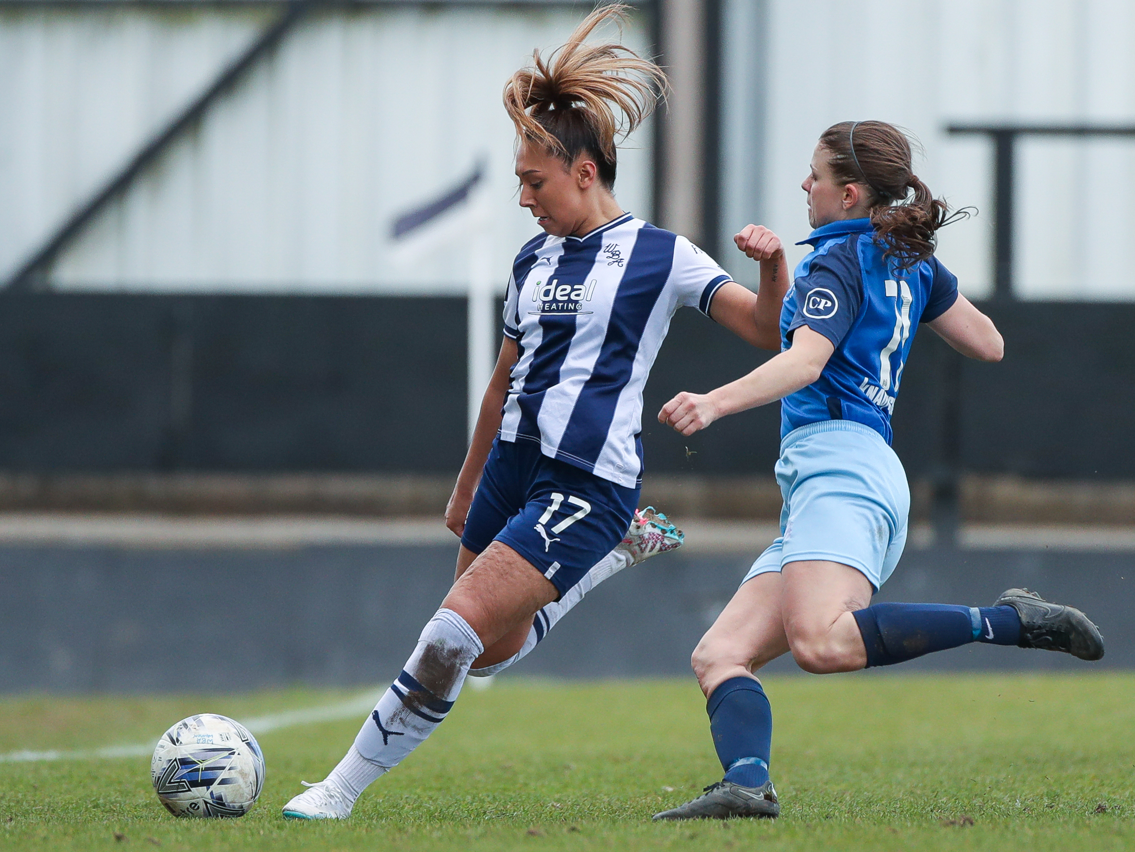 An image of Albion Women in action against Liverpool Feds