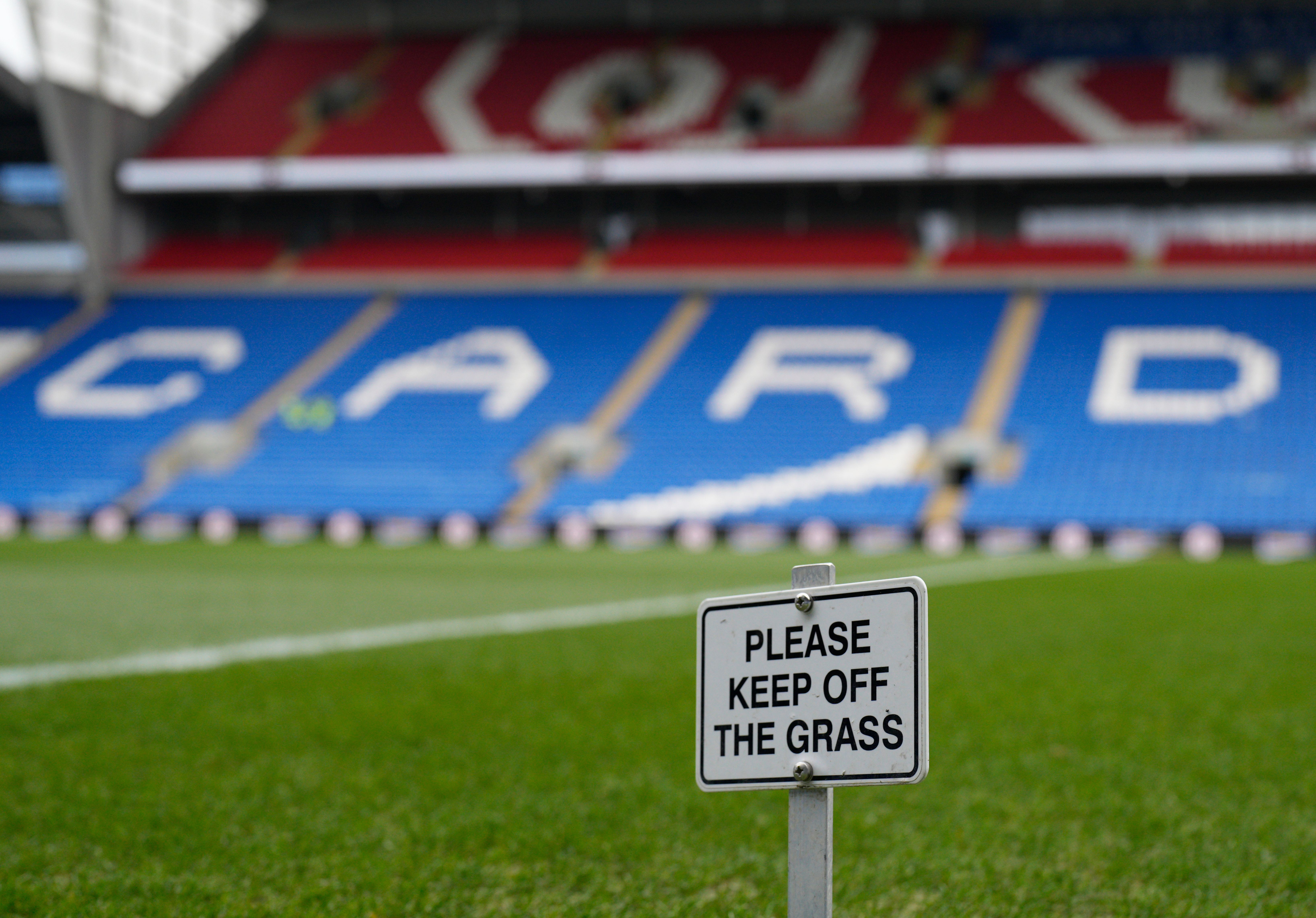 The extended Ninian Stand at Cardiff City Stadium once completed