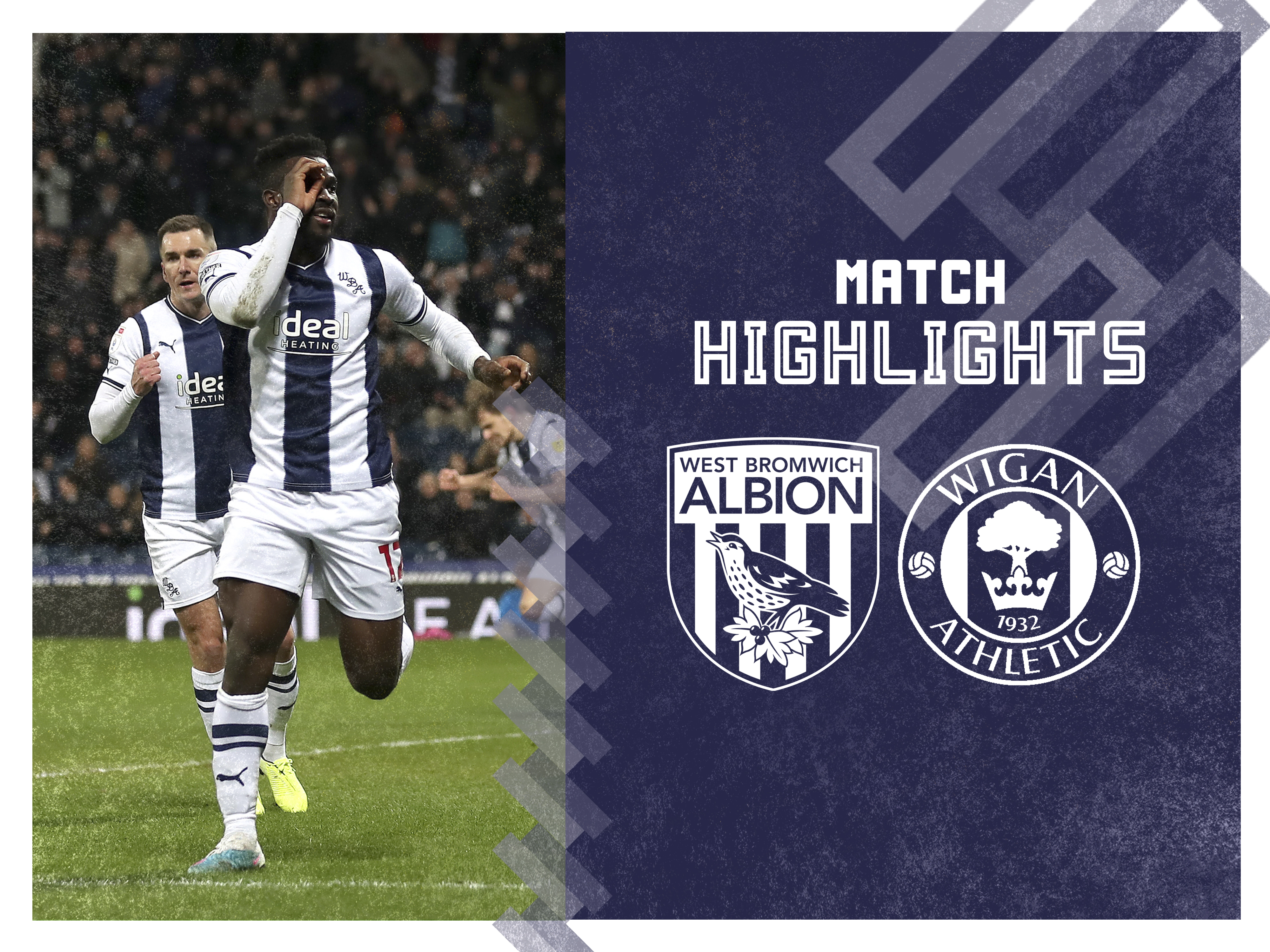 Albion v Wigan Athletic Match Highlights