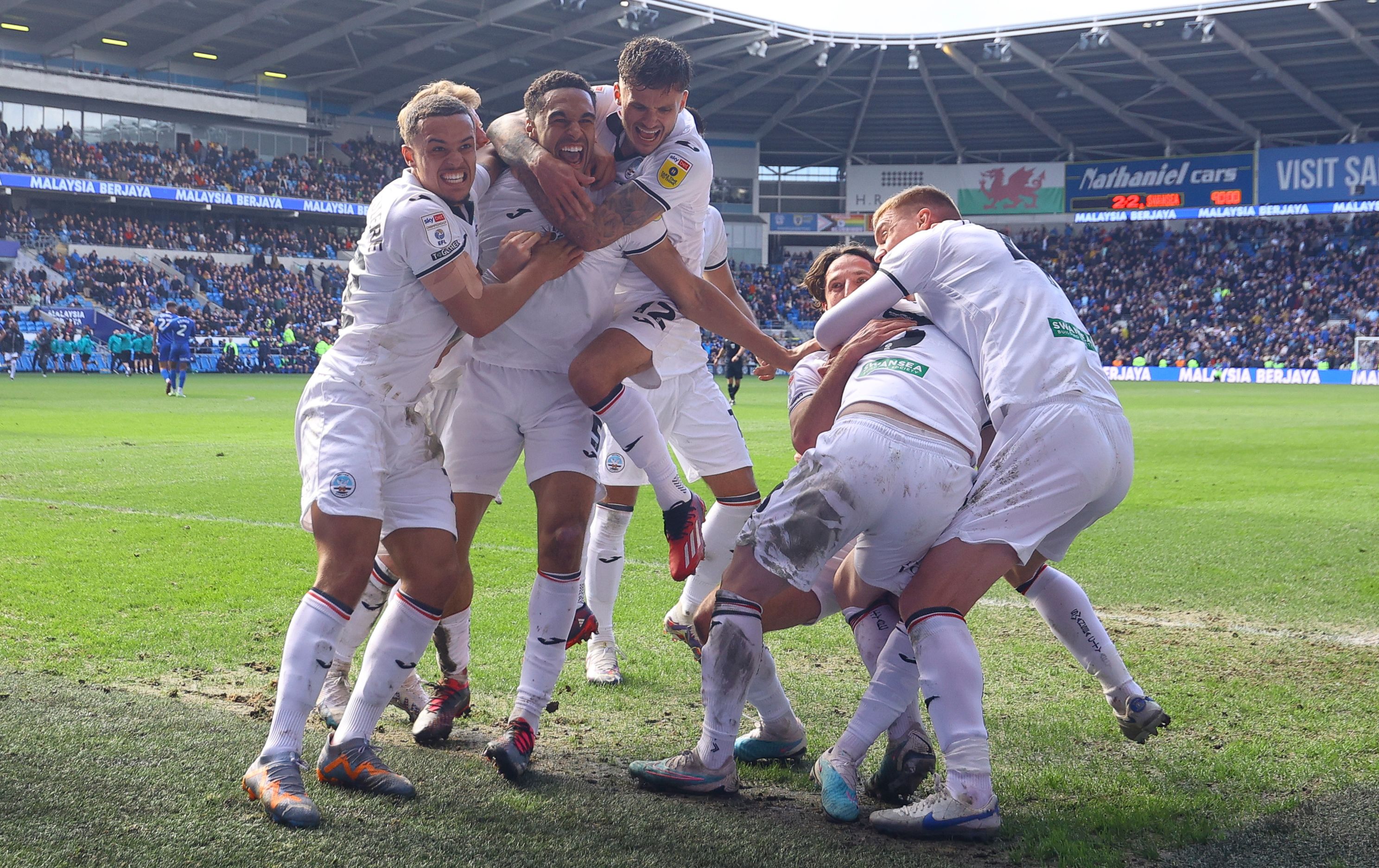 West Bromwich Albion 3-2 Swansea City: Baggies survive Swans