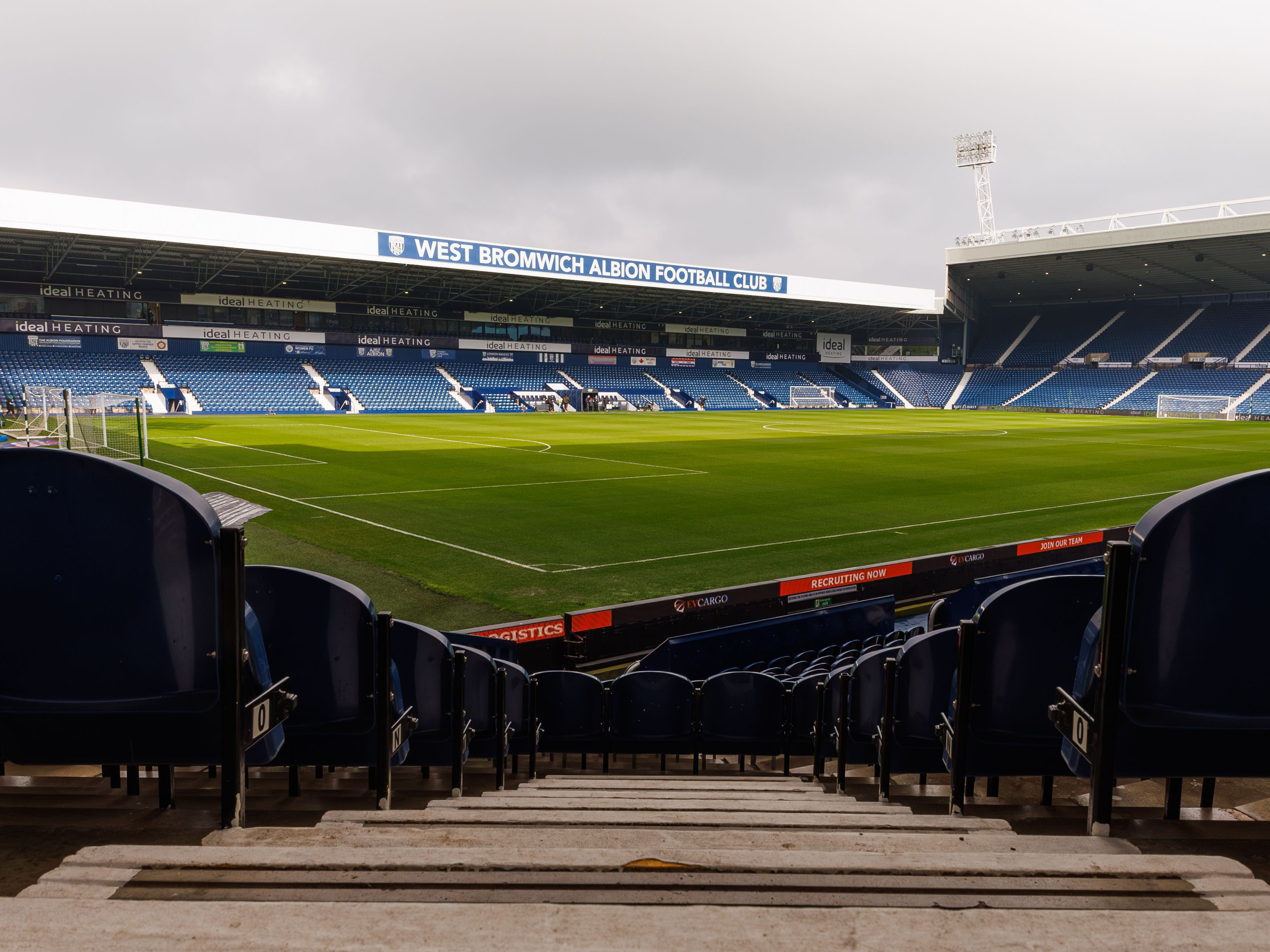 The Halfords Lane stand at The Hawthorns
