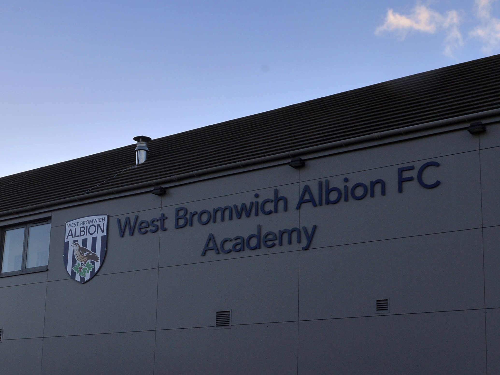 An image of the West Bromwich Albion Academy building