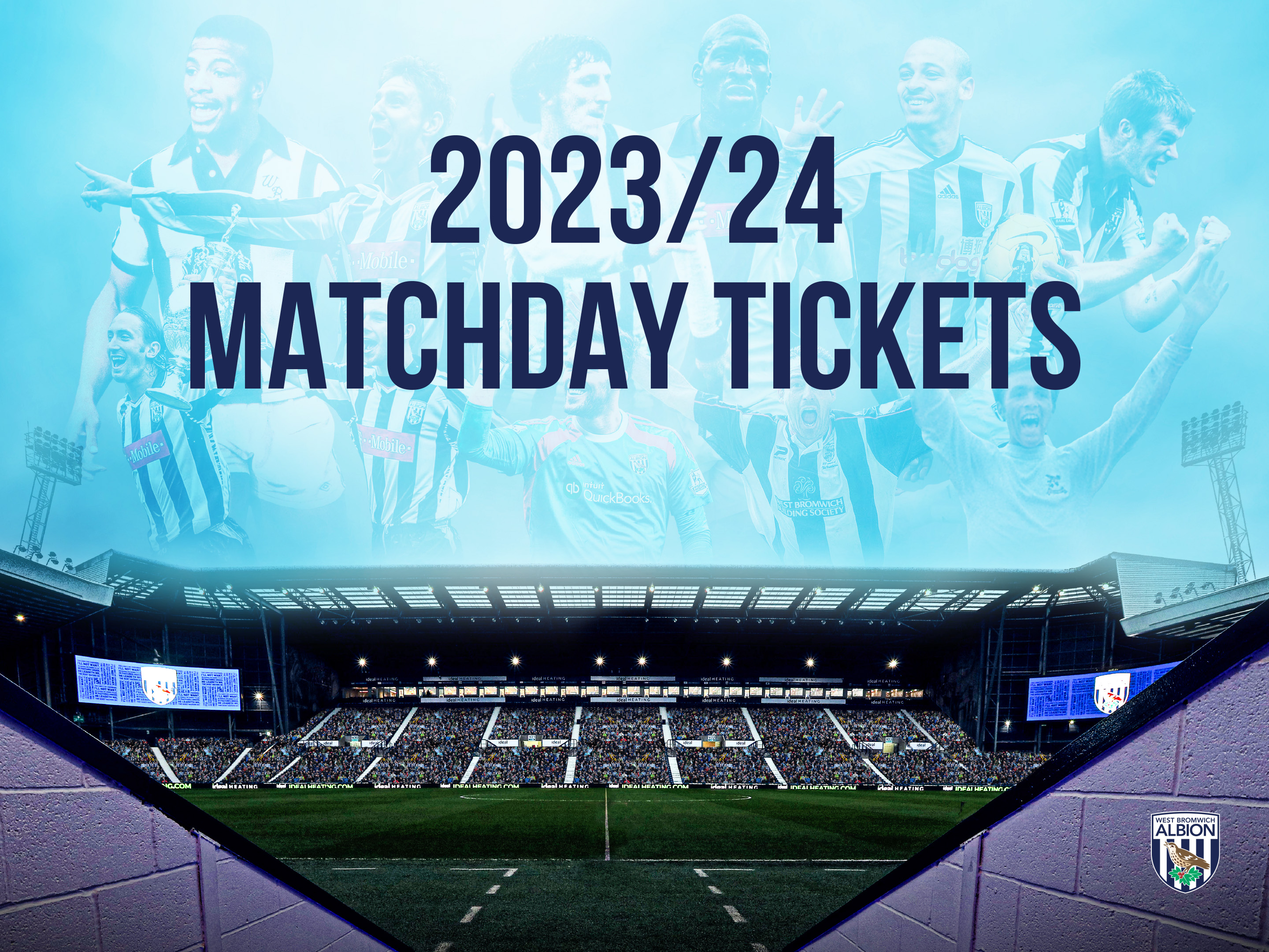 Matchday ticket prices graphic for 2023/24 season