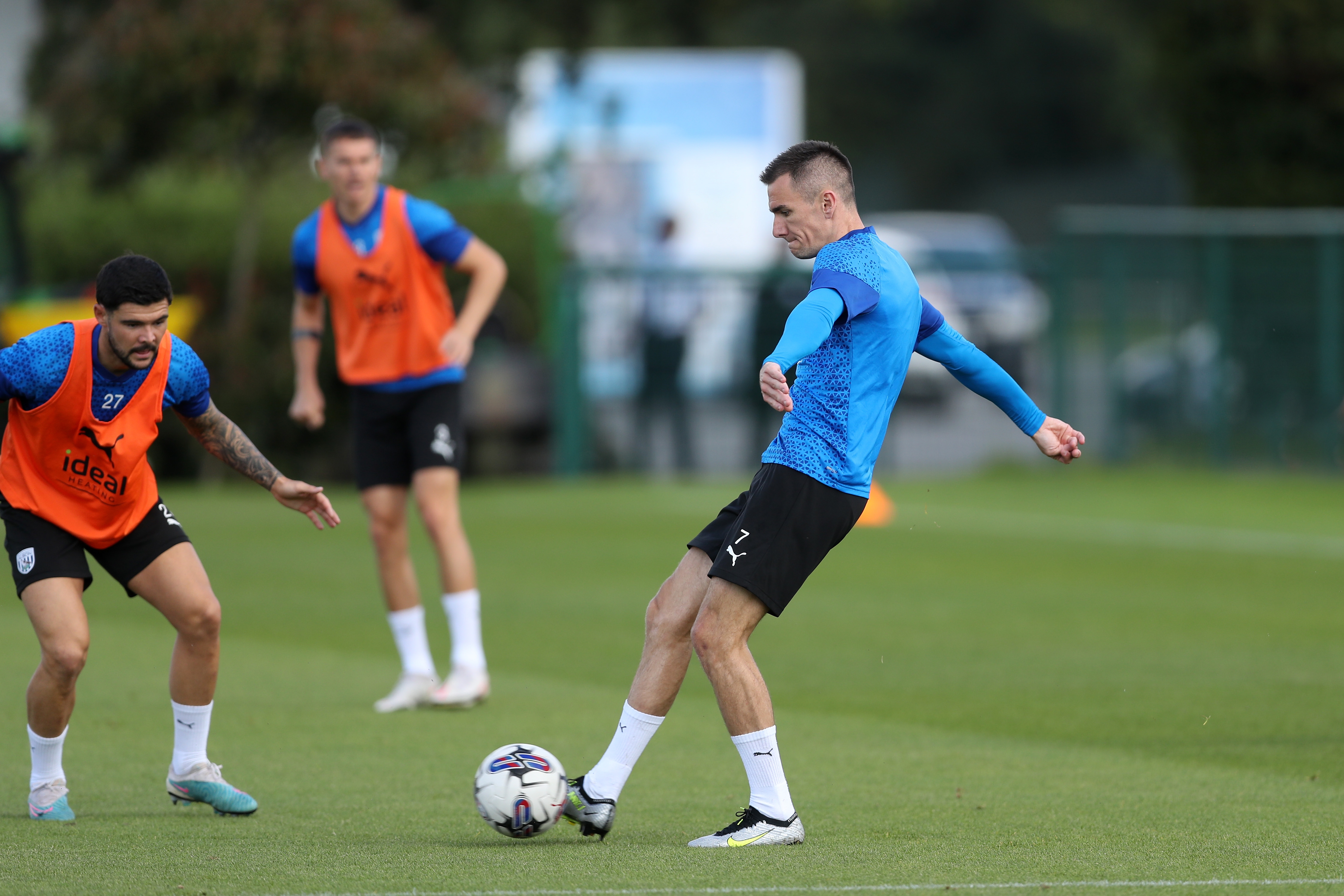 Jed Wallace in training