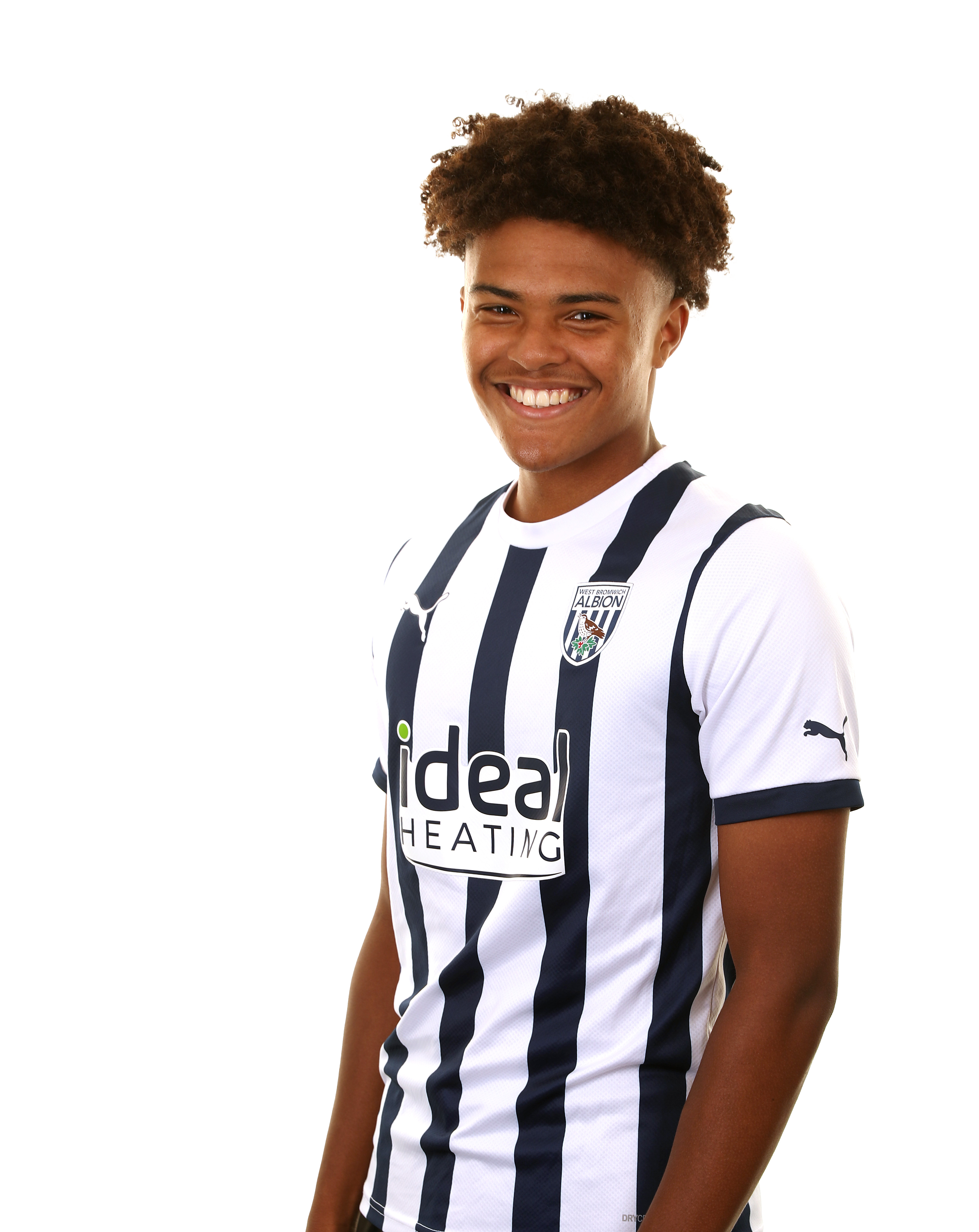 A photo headshot of Albion Under-18s player Corey Sears ahead of the 2023/24 season
