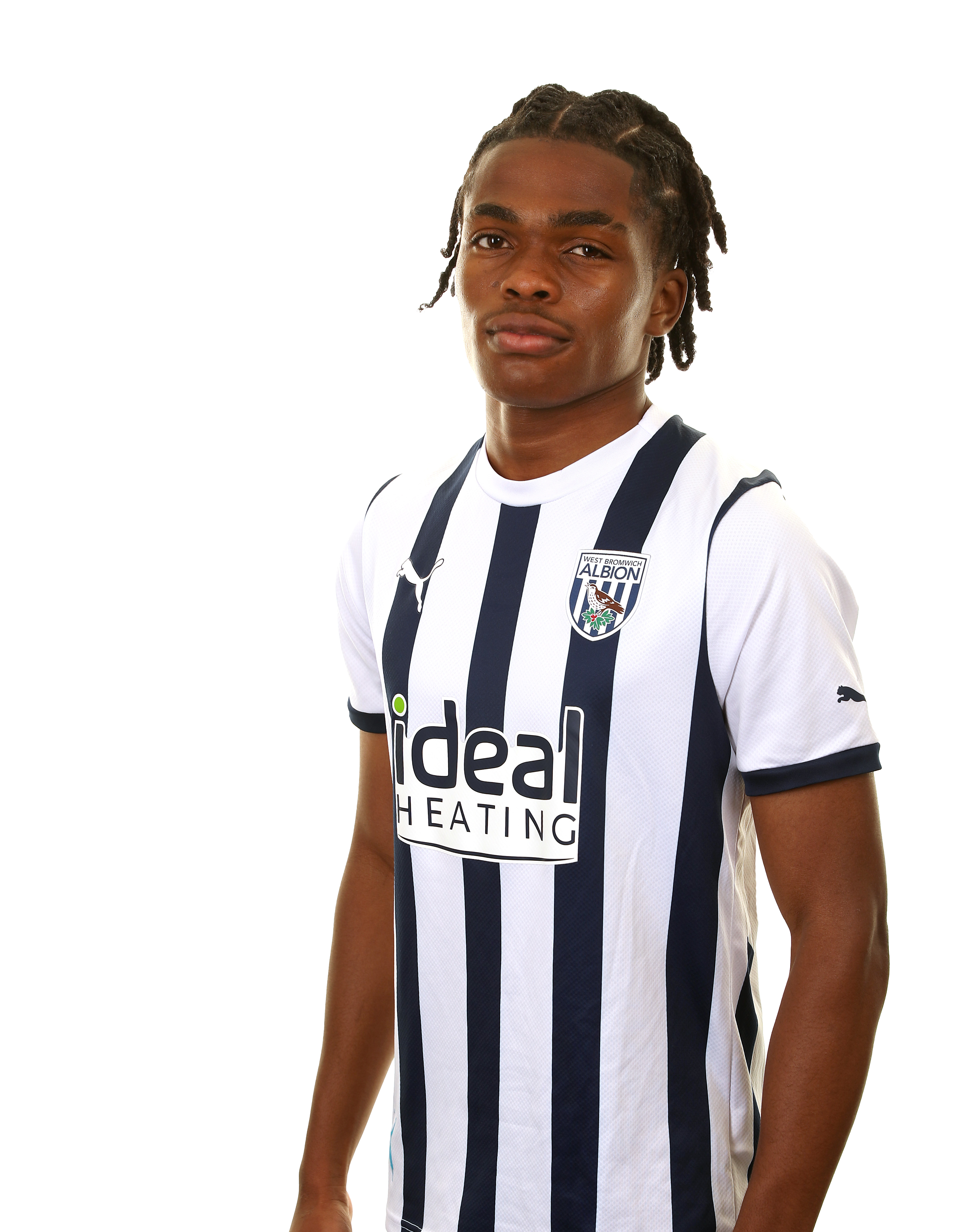 A photo headshot of Albion Under-18s player Divine Onyemachi ahead of the 2023/24 season