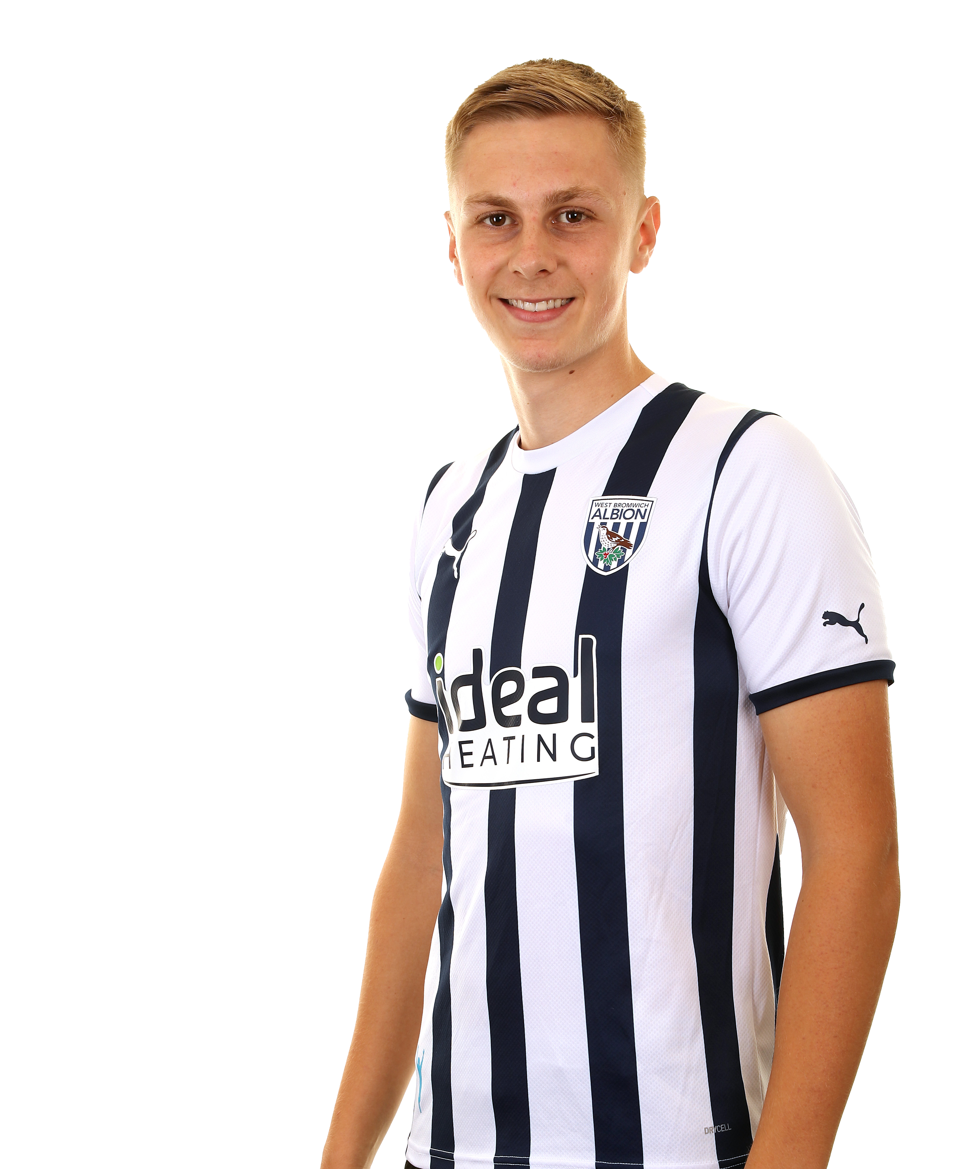 A photo headshot of Albion Under-21s player Layton Love ahead of the 2023/24 season