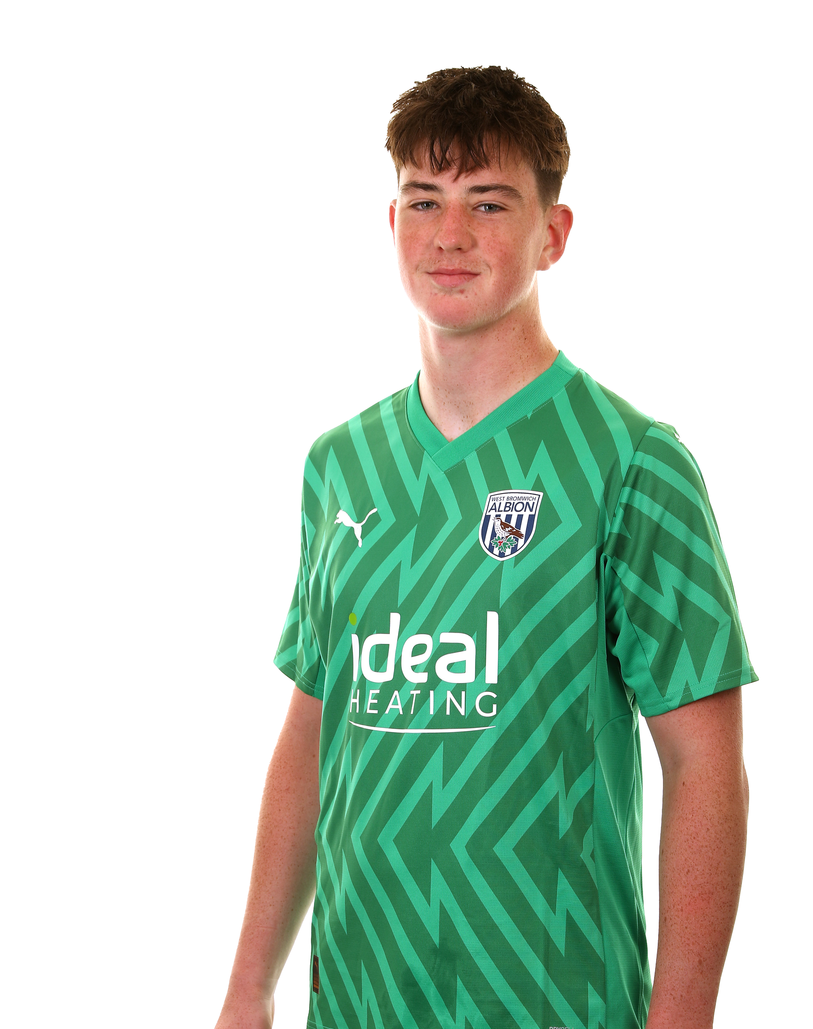 A photo headshot of Albion Under-18s player Louis Brady ahead of the 2023/24 season