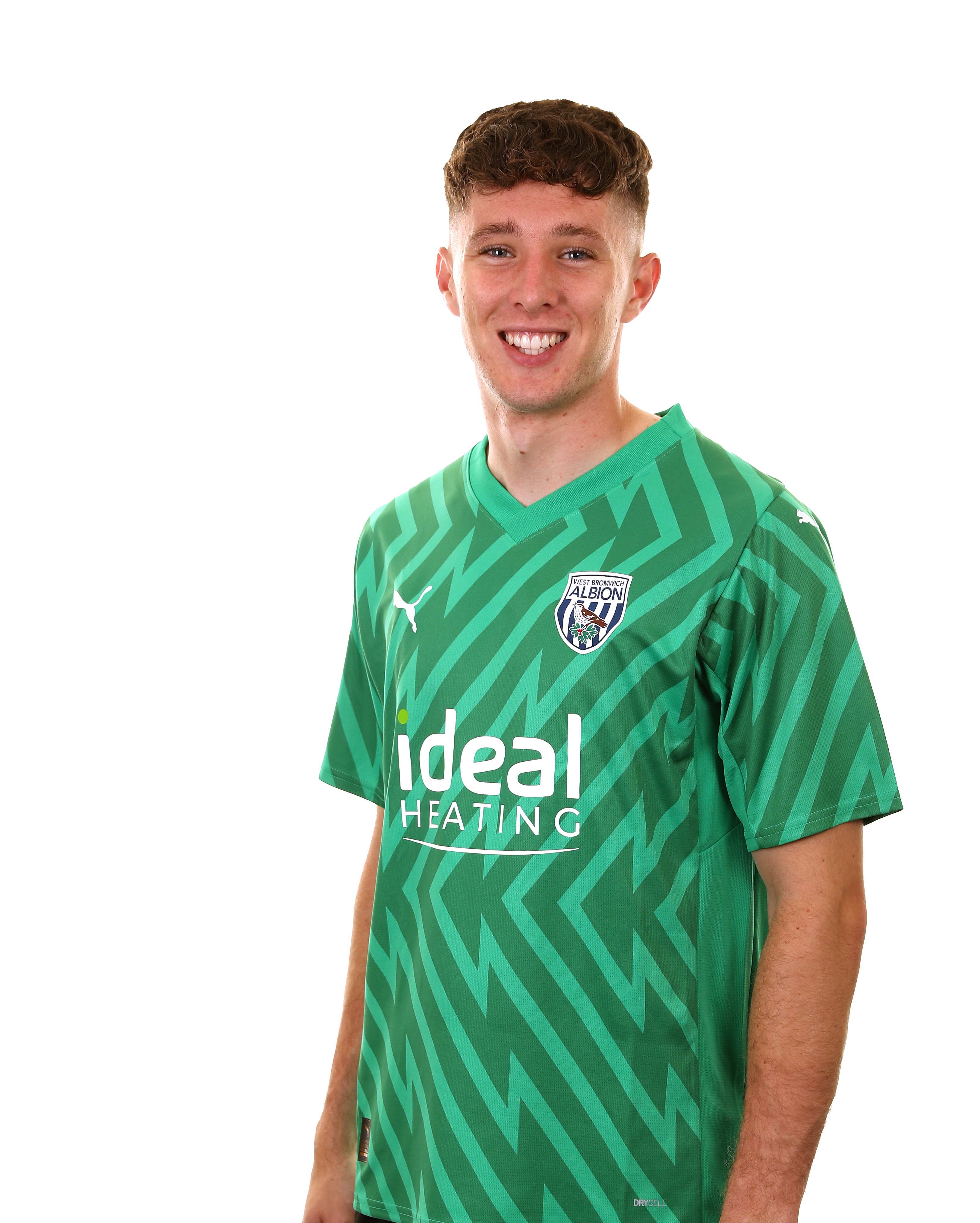 A photo headshot of Albion Under-21s player Ronnie Hollingshead ahead of the 2023/24 season