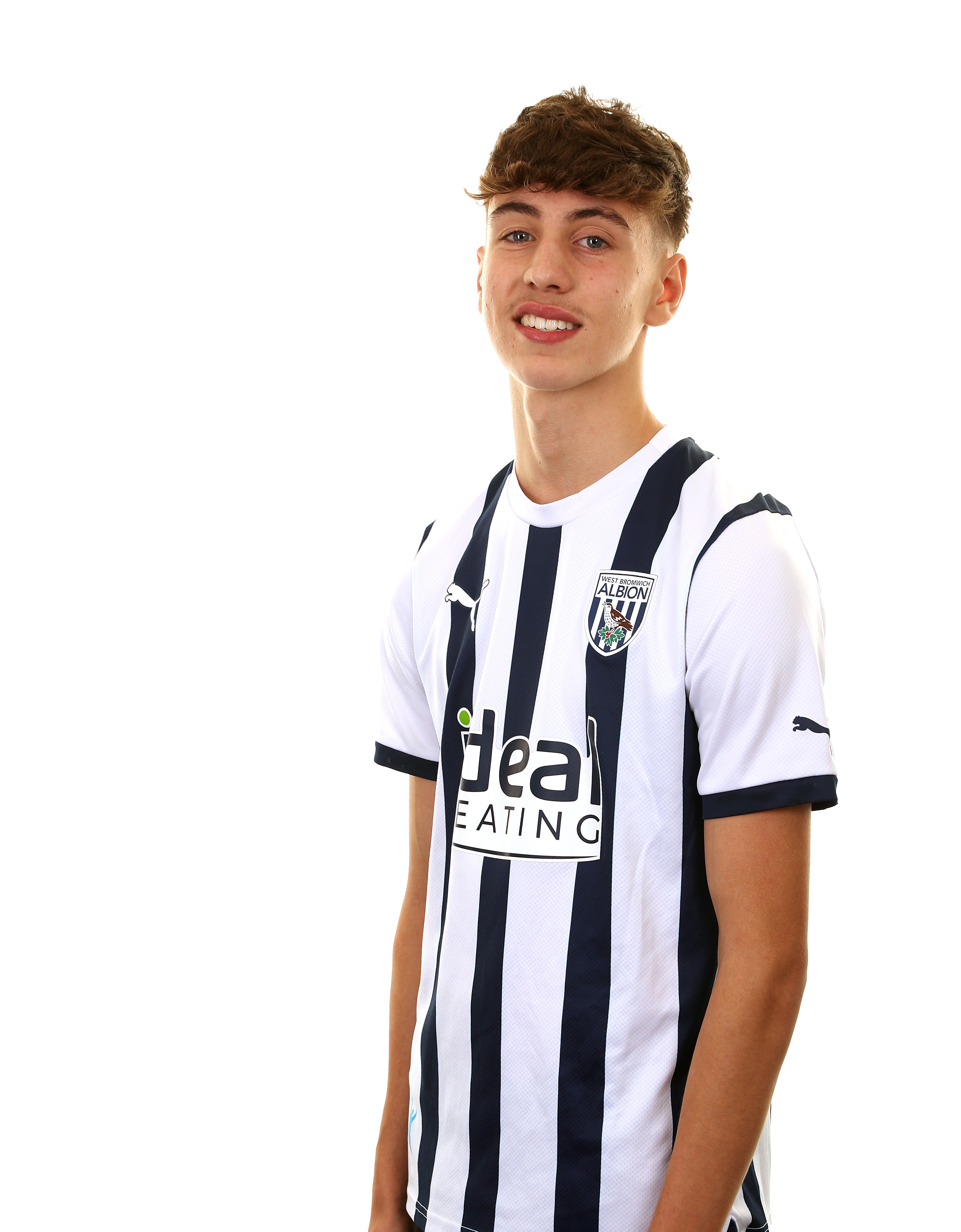 A photo headshot of Albion Under-18s player Sam Beedie ahead of the 2023/24 season