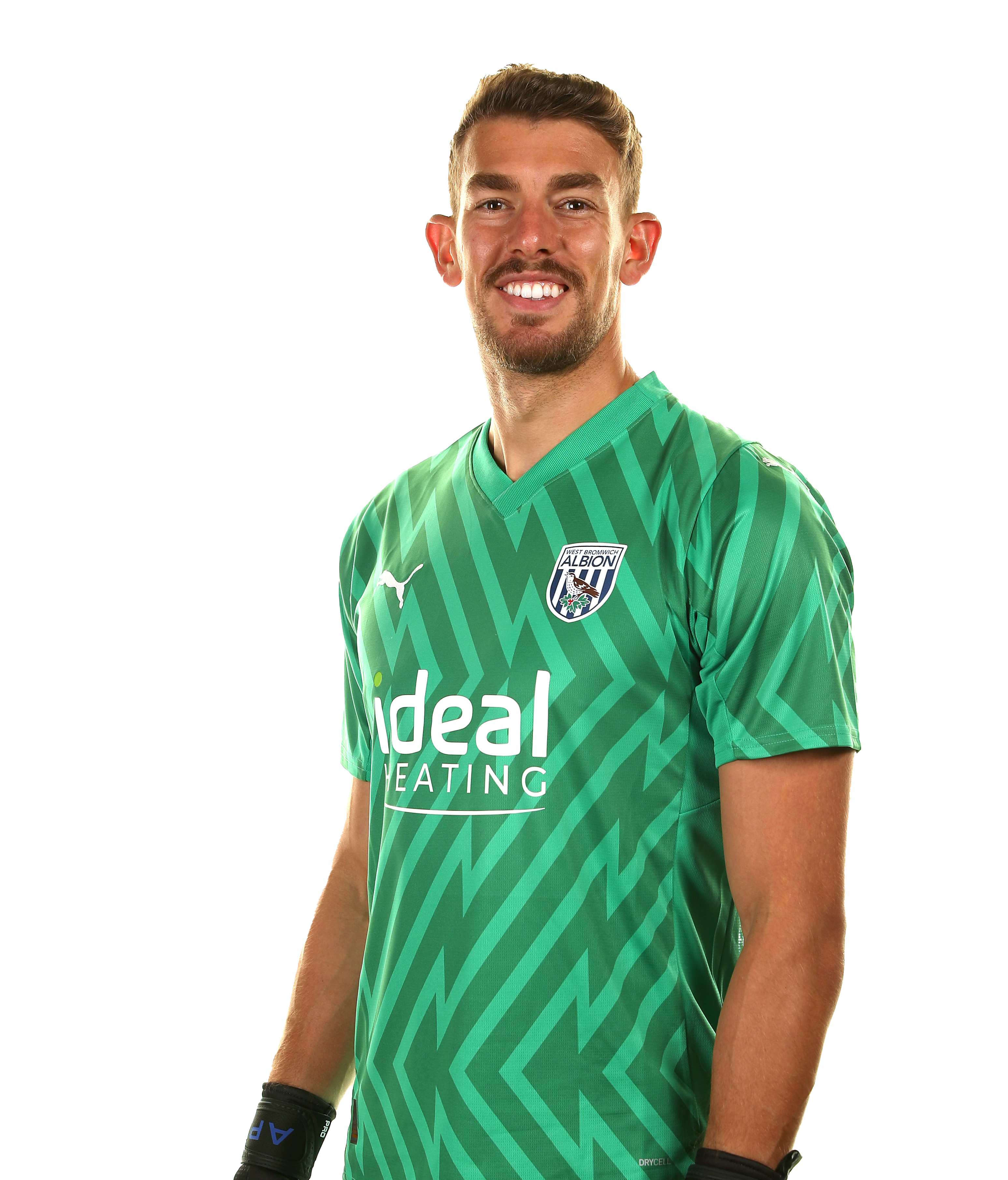 A photo of Albion keeper Alex Palmer ahead of the 2023/24 season