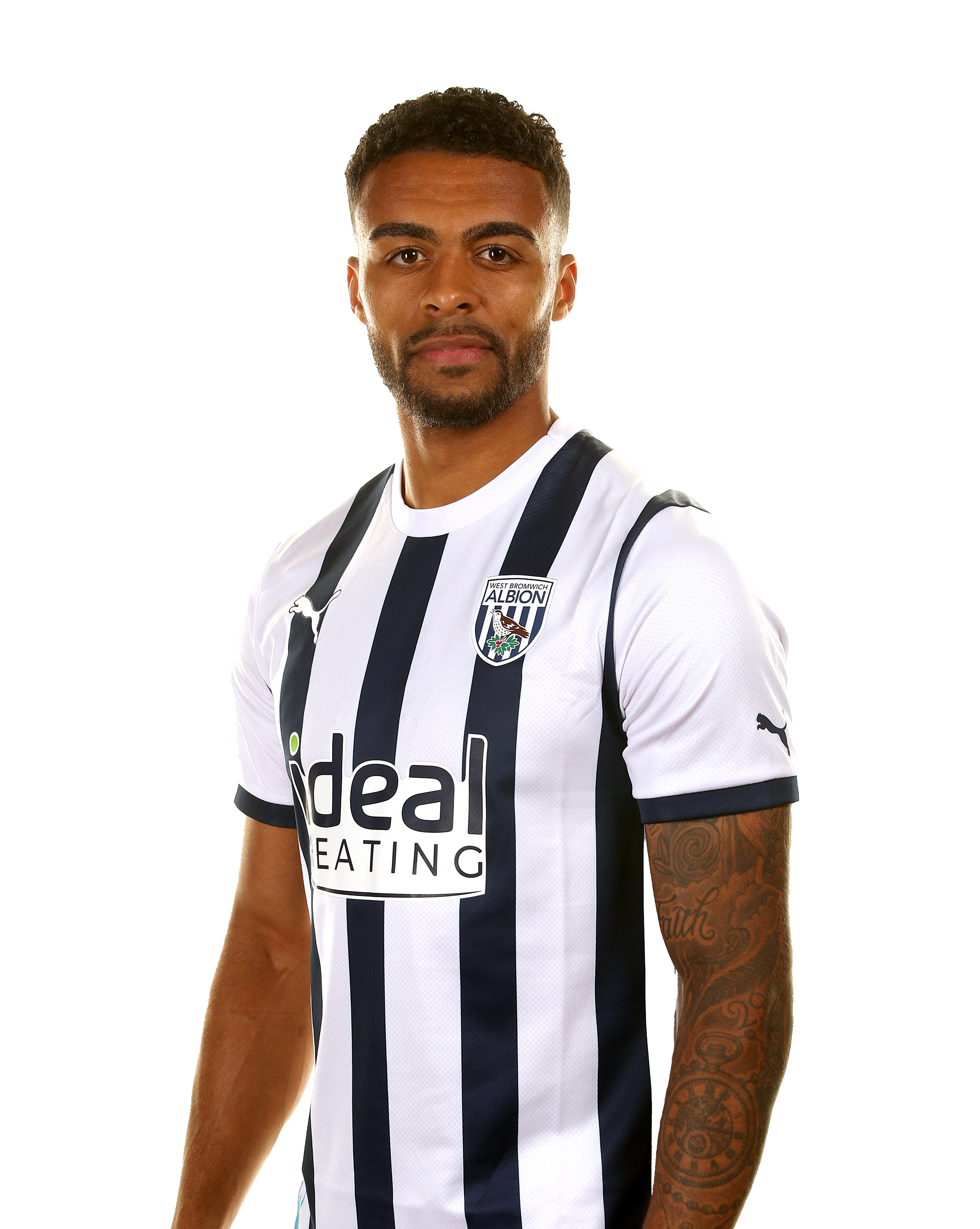 An official club photo of Albion defender Darnell Furlong for the 2023/24 season