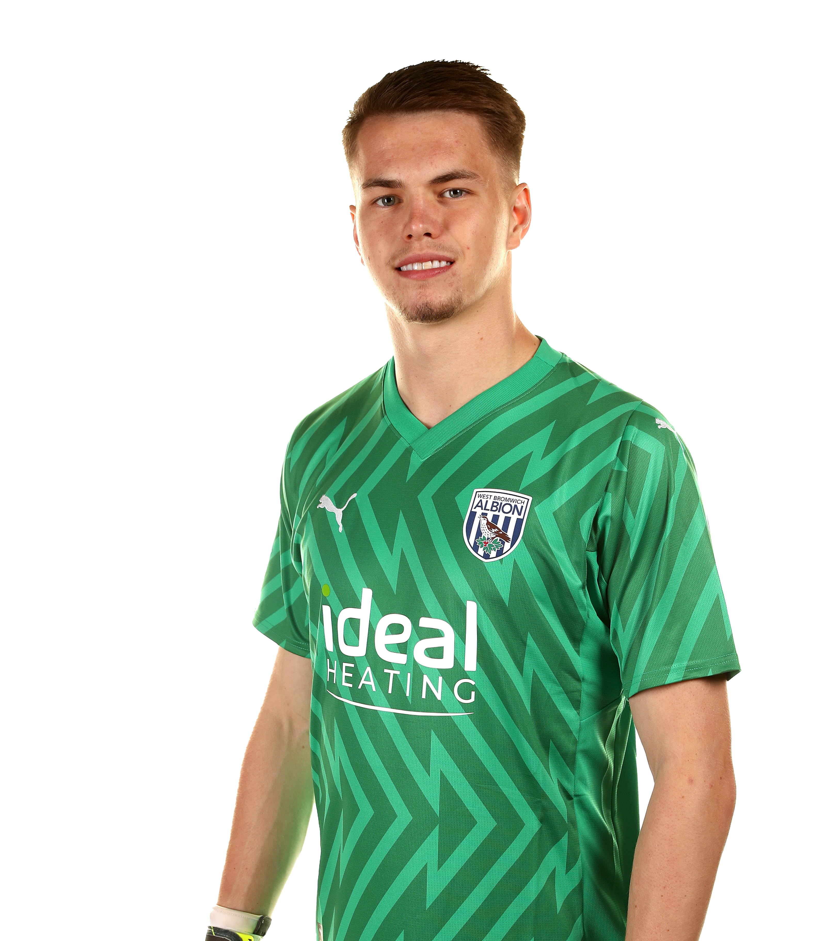 A photo of Albion keeper Josh Griffiths ahead of the 2023/24 season