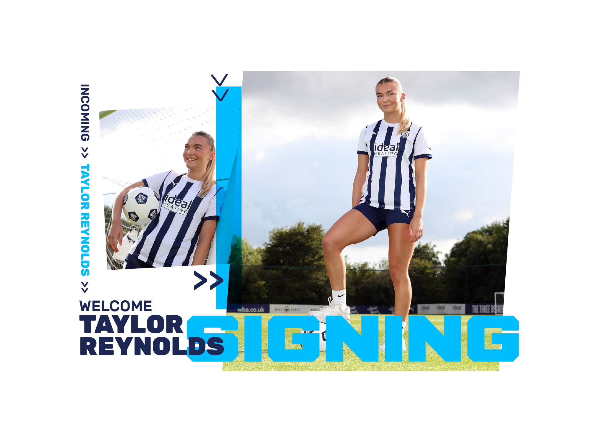 Taylor Reynolds signs for West Bromwich Albion Women
