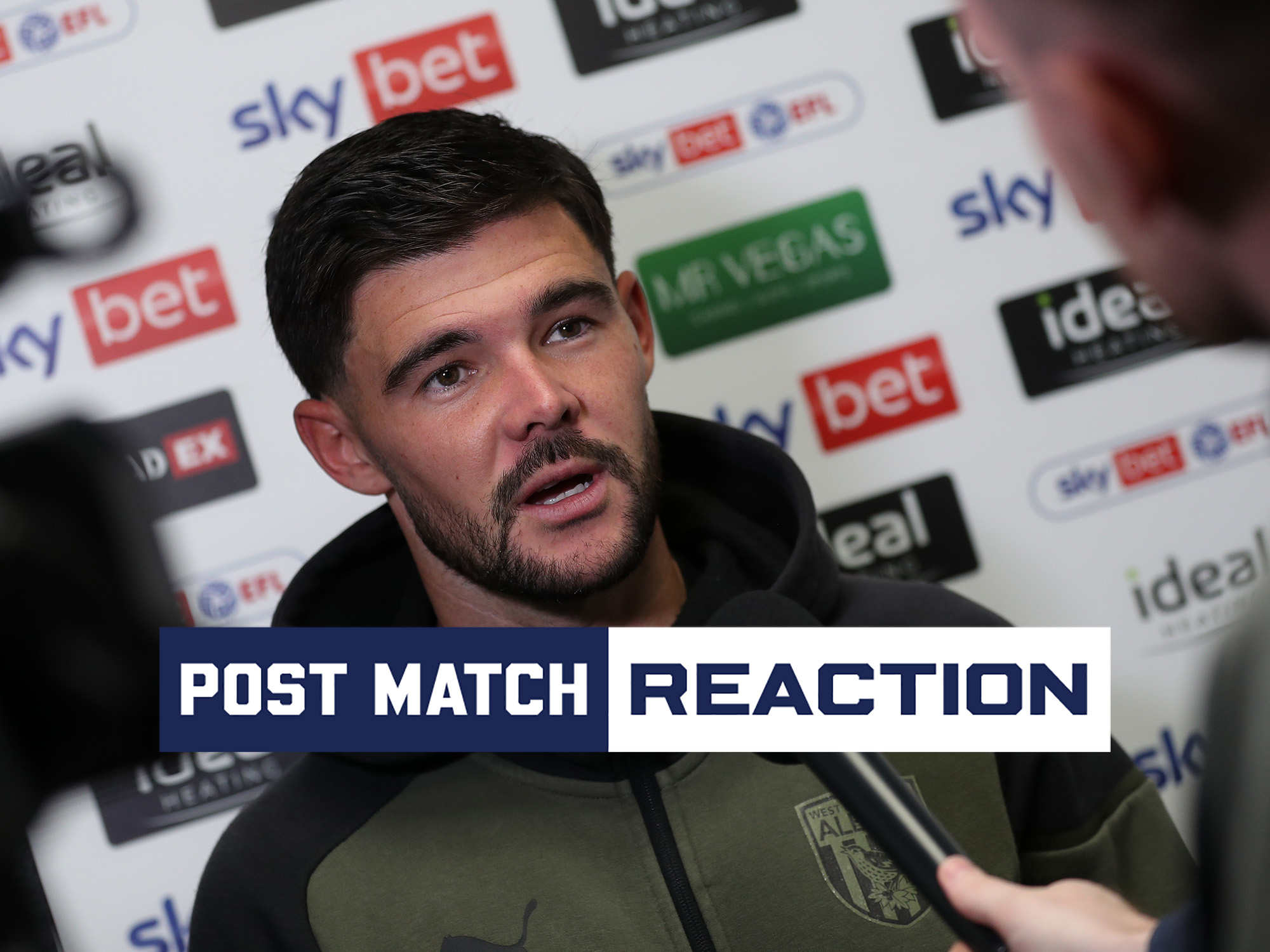 Alex Mowatt is interviewed after Albion draw with Millwall