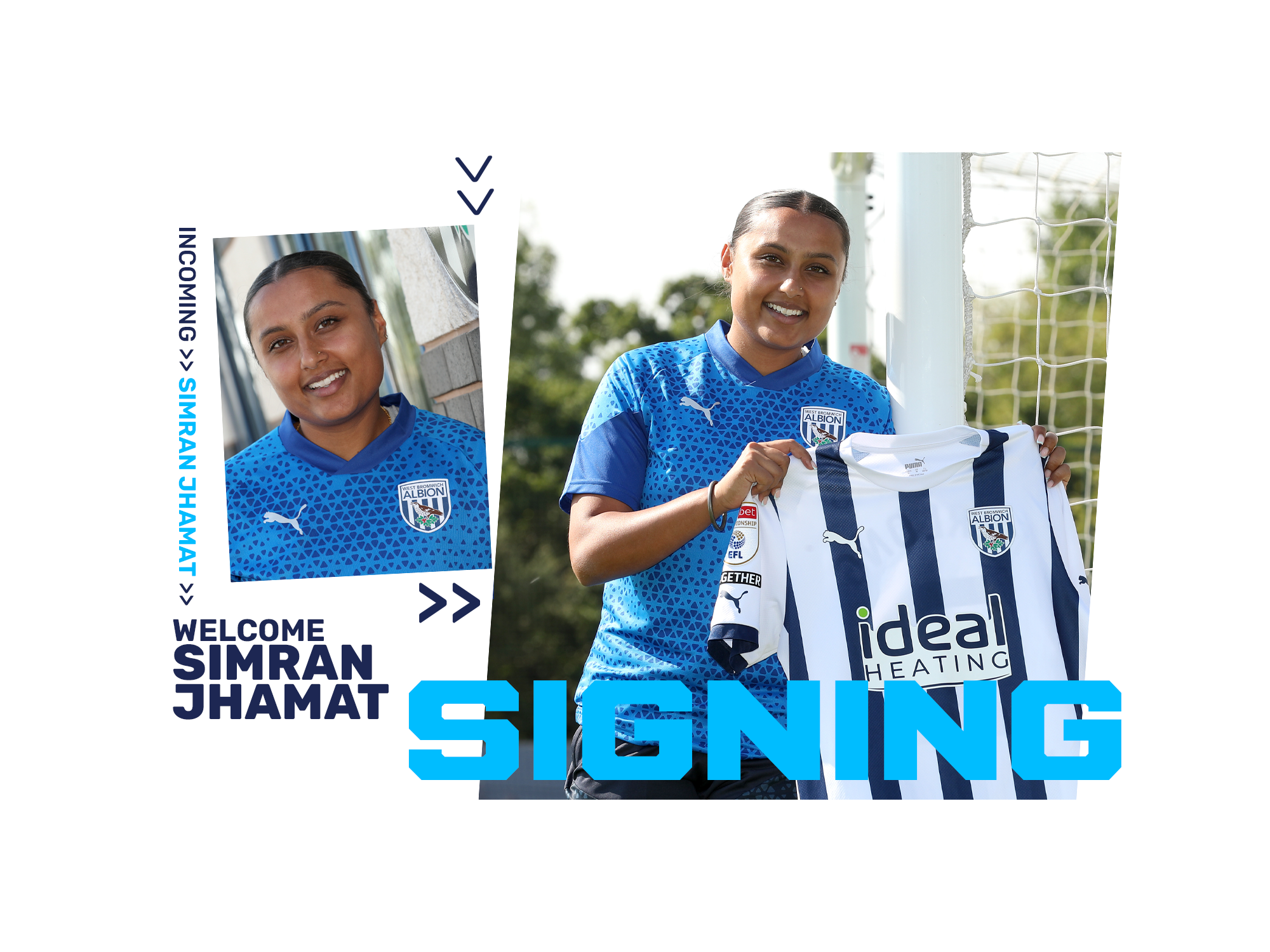 Simran Jhamat joins Albion Women.
