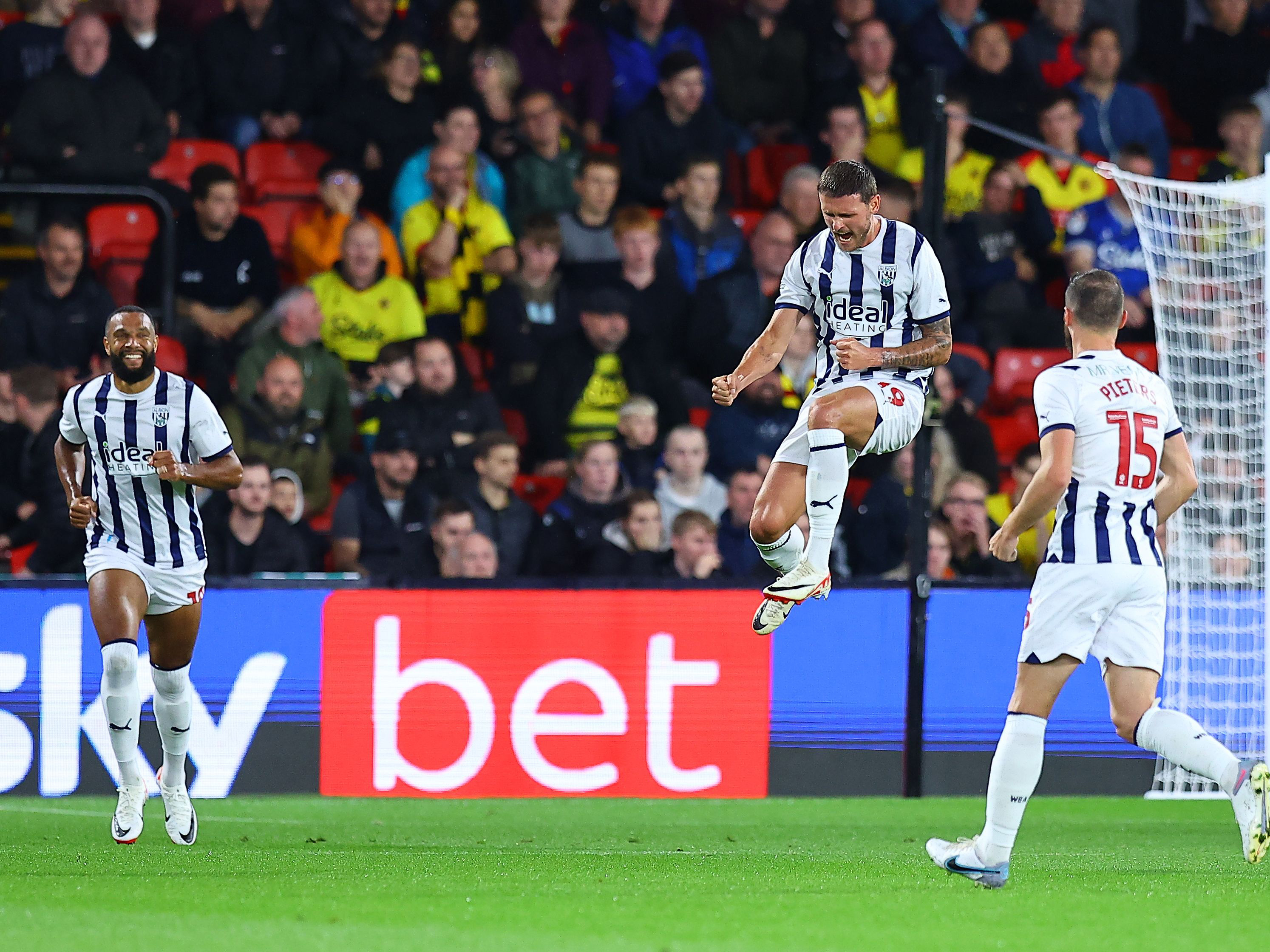 Watford sub Mileta Rajovic heads home dramatic equaliser against Millwall