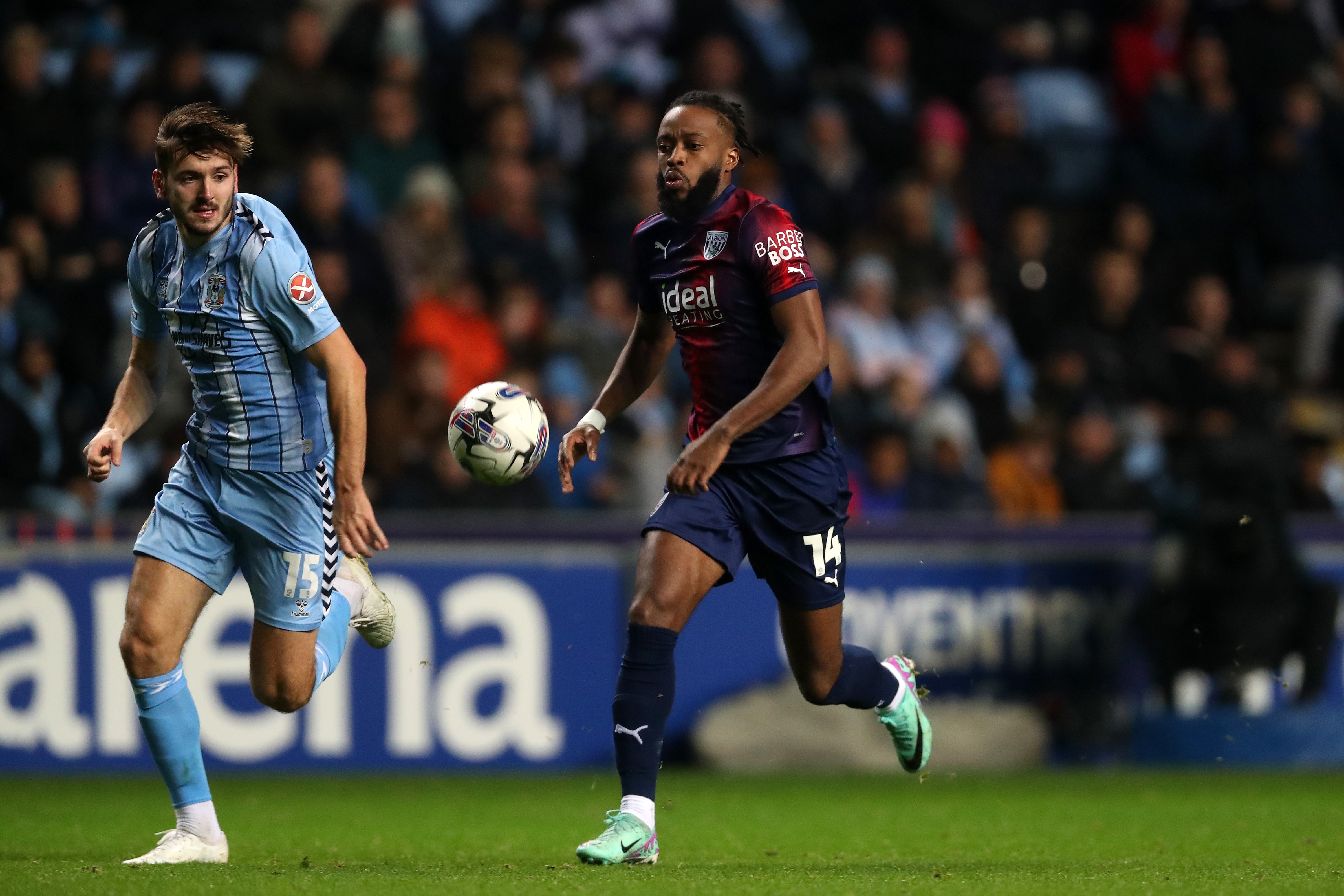 Nathaniel Chalobah chases the ball against Coventry